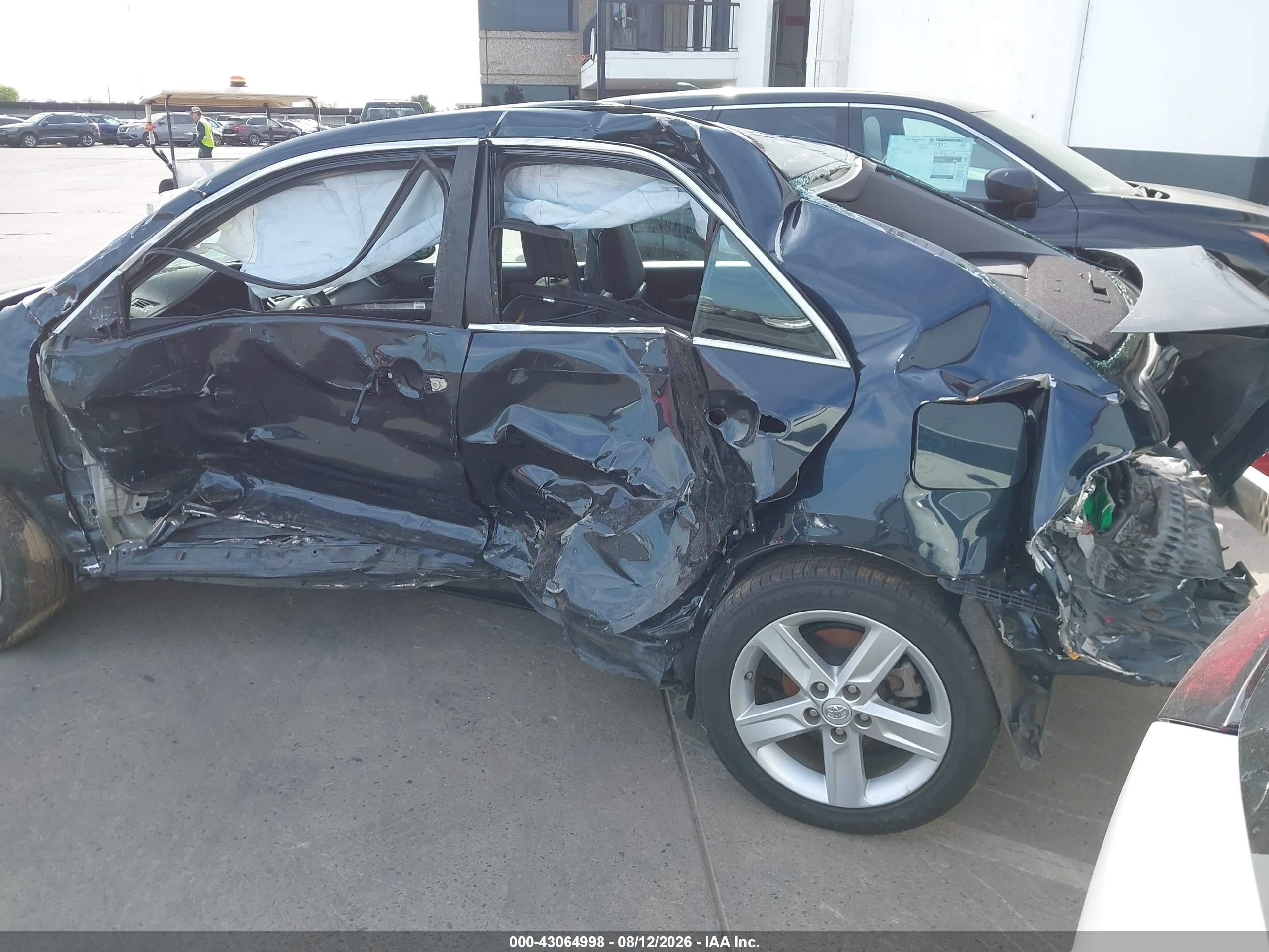2014 Toyota Camry Se Black vin: 4T1BF1FK0EU783306