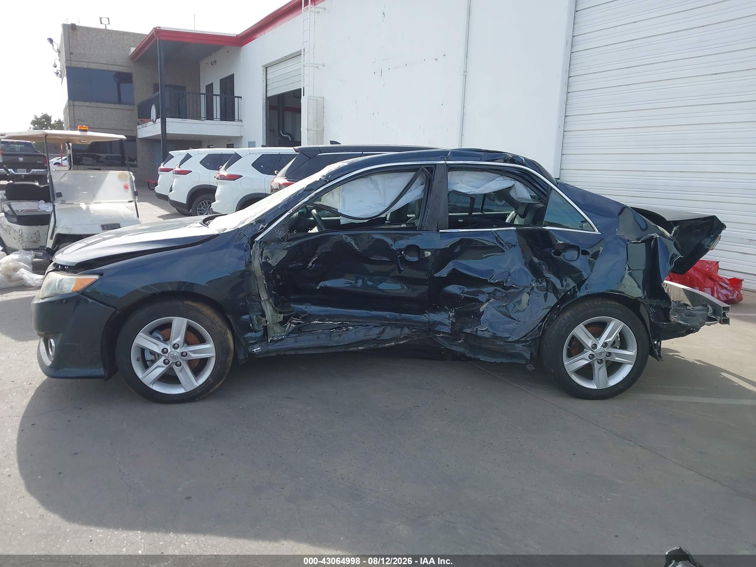 2014 Toyota Camry Se Black vin: 4T1BF1FK0EU783306