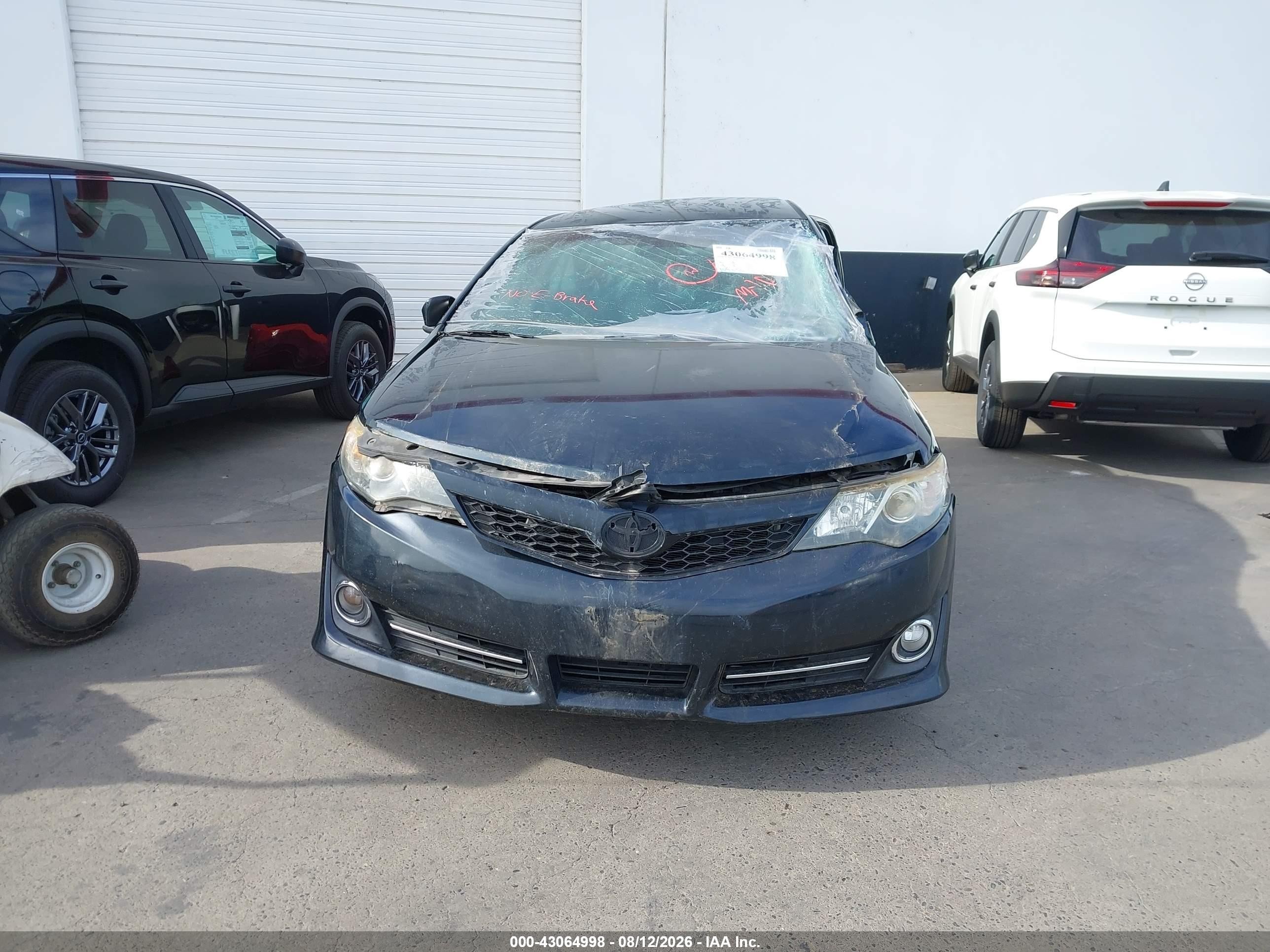 2014 Toyota Camry Se Black vin: 4T1BF1FK0EU783306