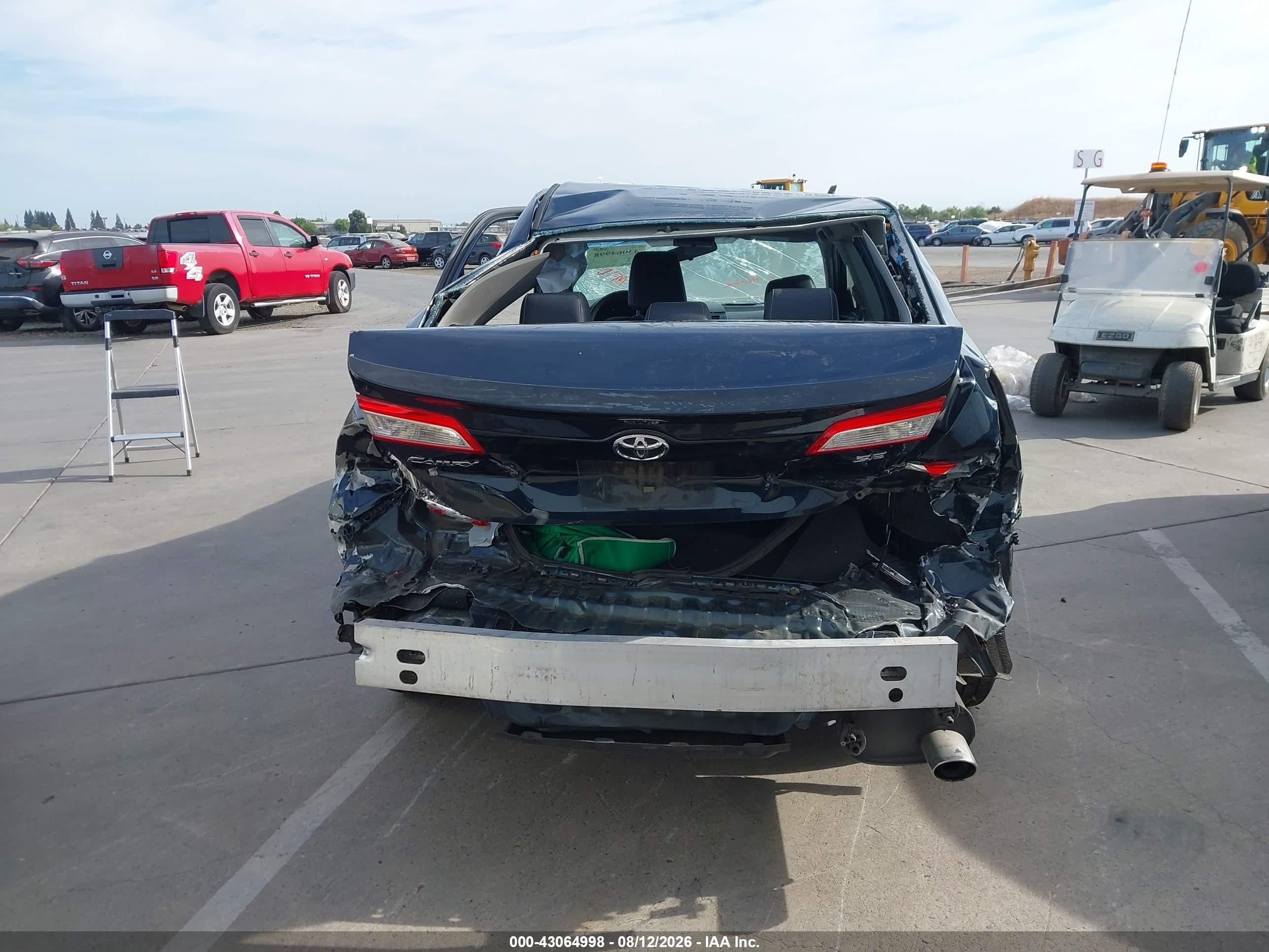 2014 Toyota Camry Se Black vin: 4T1BF1FK0EU783306