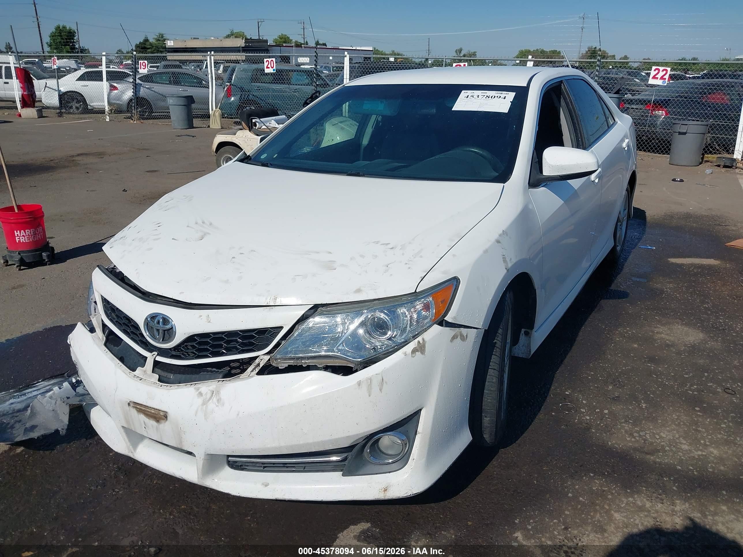 2014 Toyota Camry Se Белый vin: 4T1BF1FK0EU790997