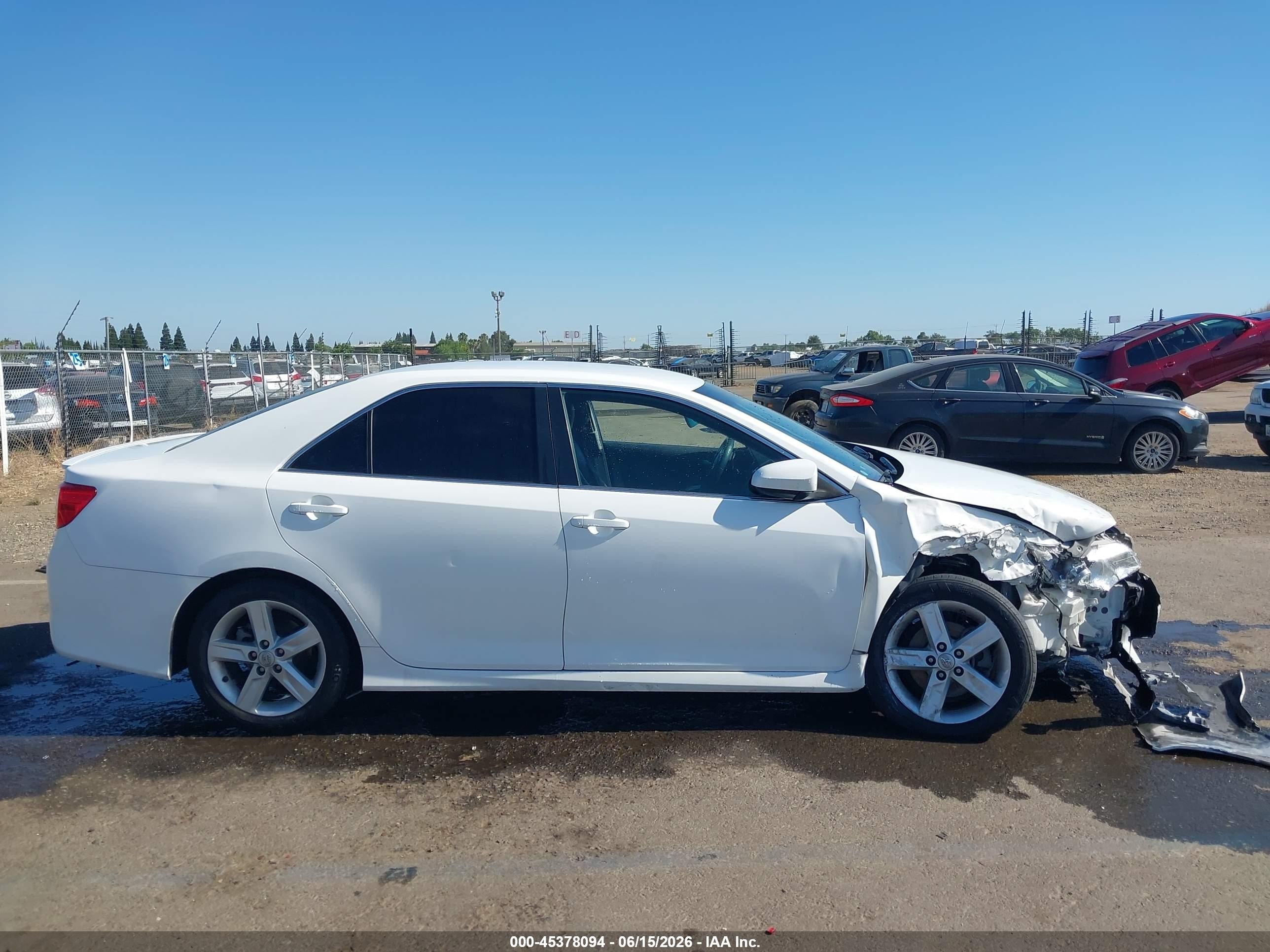 2014 Toyota Camry Se Белый vin: 4T1BF1FK0EU790997