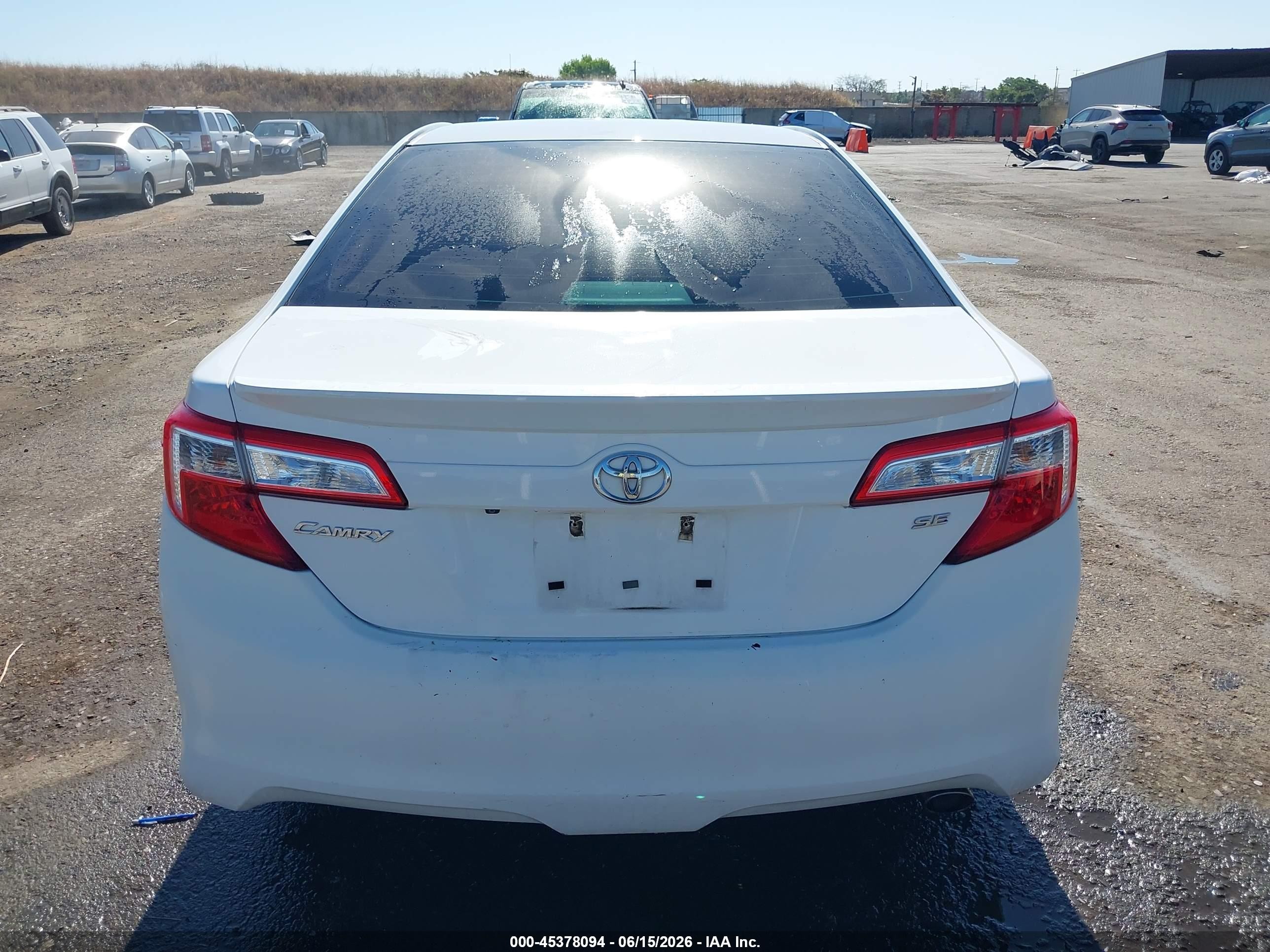 2014 Toyota Camry Se Белый vin: 4T1BF1FK0EU790997