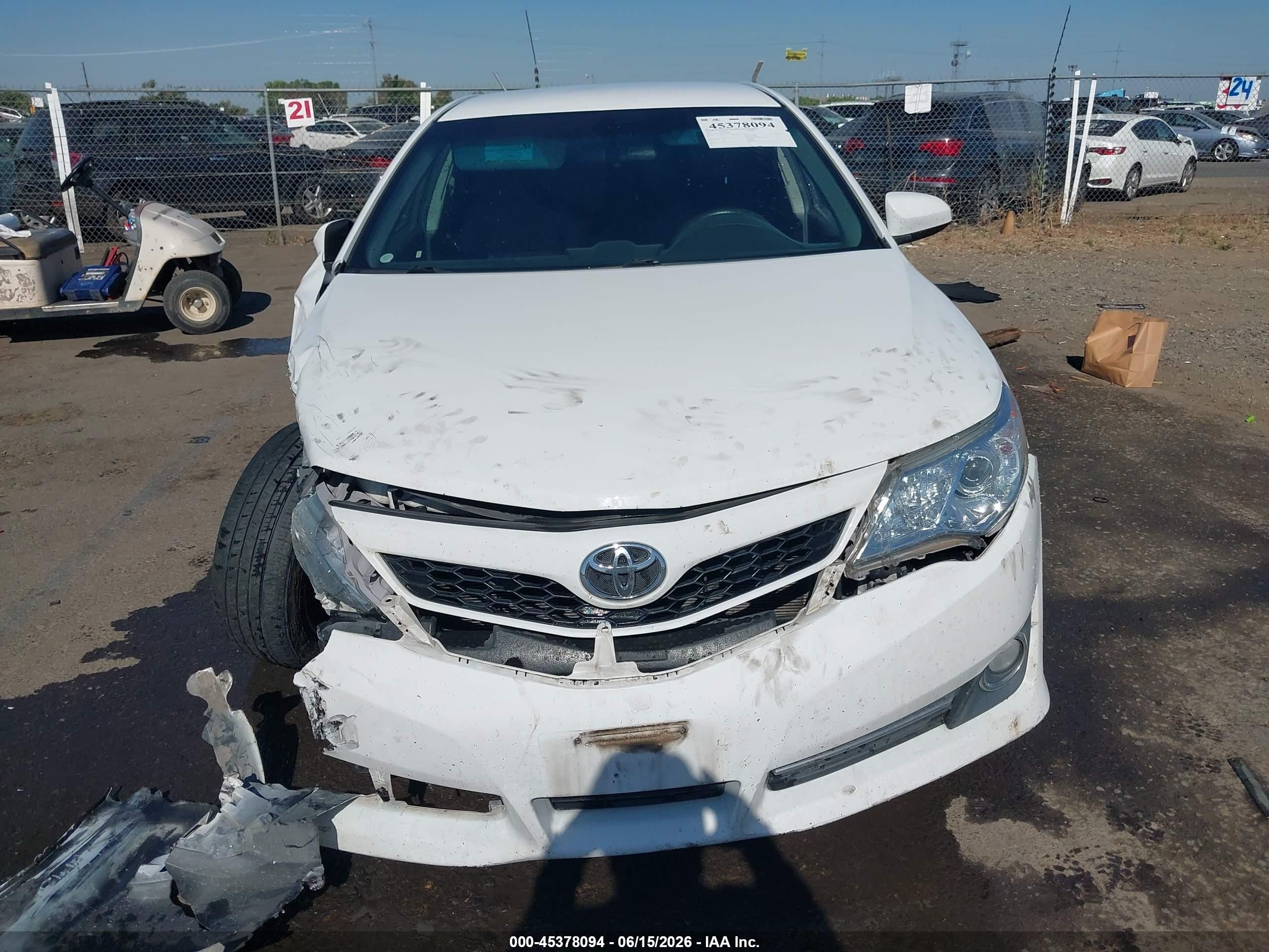 2014 Toyota Camry Se Белый vin: 4T1BF1FK0EU790997