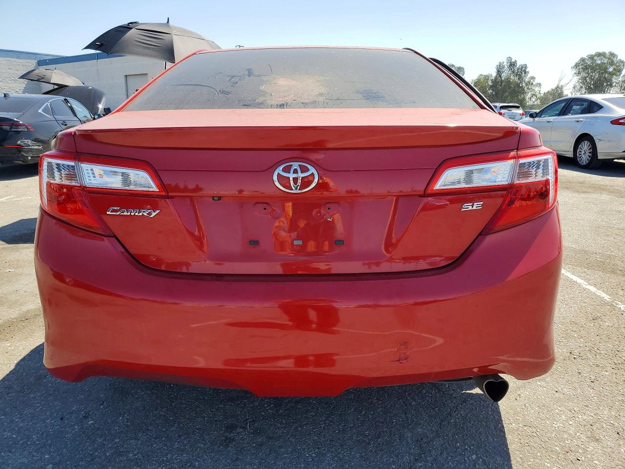 2014 Toyota Camry Se Красный vin: 4T1BF1FK0EU801111