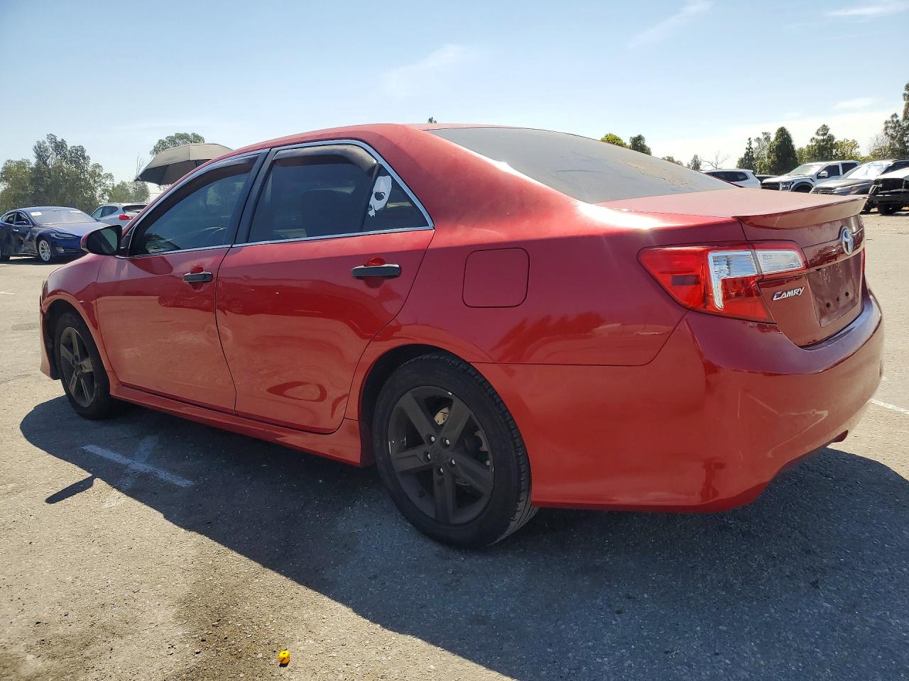 2014 Toyota Camry Se Красный vin: 4T1BF1FK0EU801111