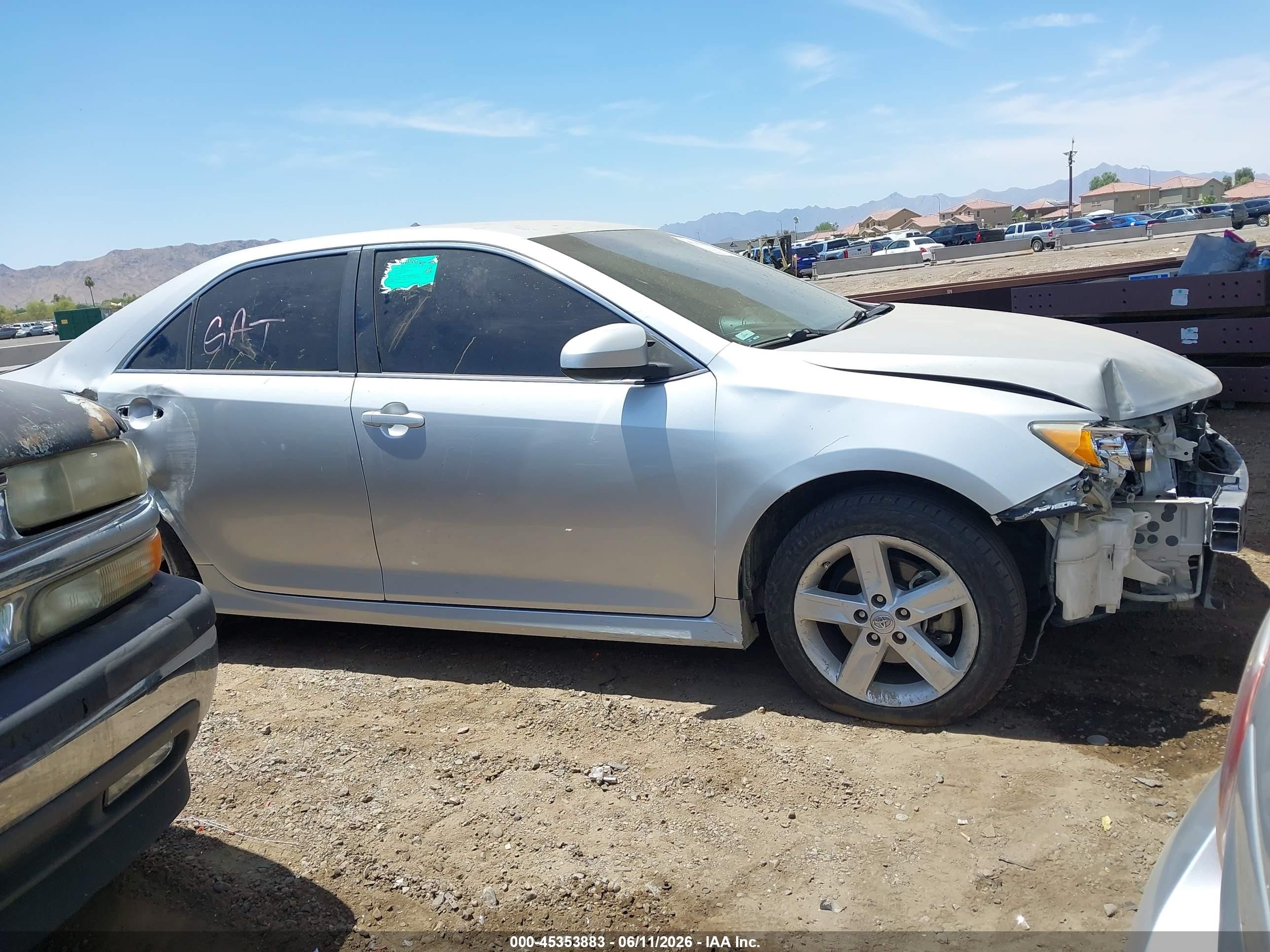 2014 Toyota Camry Se Silver vin: 4T1BF1FK0EU804672