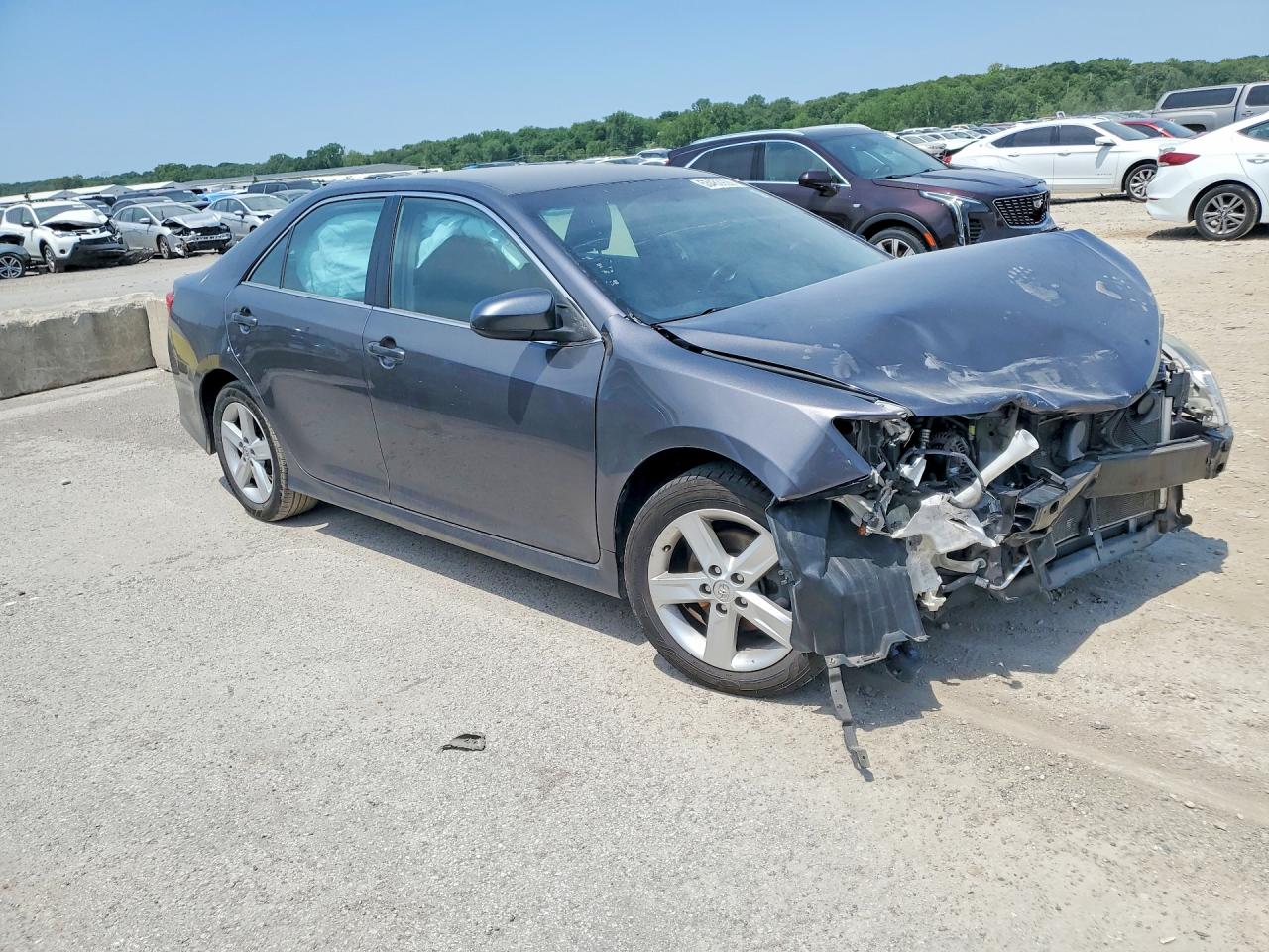 2014 Toyota Camry Se Gray vin: 4T1BF1FK0EU814800
