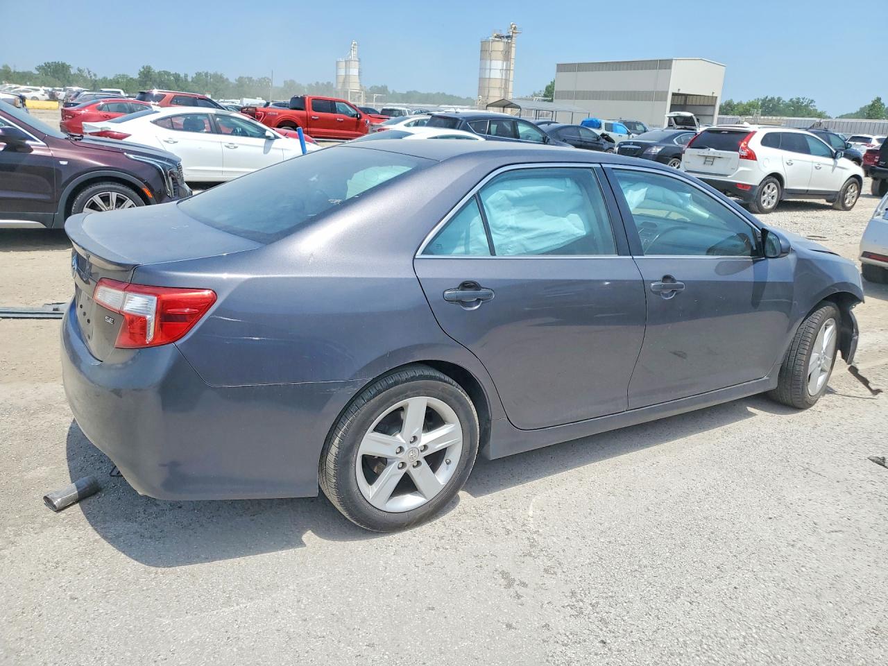 2014 Toyota Camry Se Gray vin: 4T1BF1FK0EU814800
