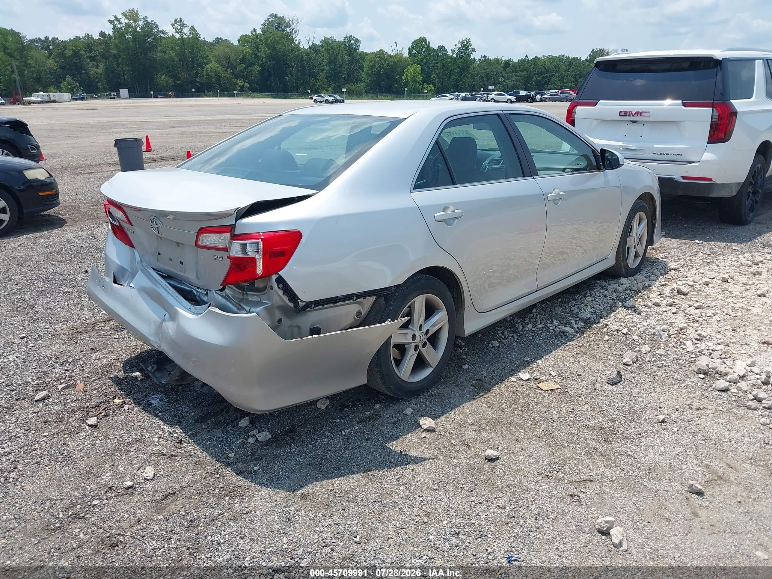 2014 Toyota Camry Se Silver vin: 4T1BF1FK0EU816997