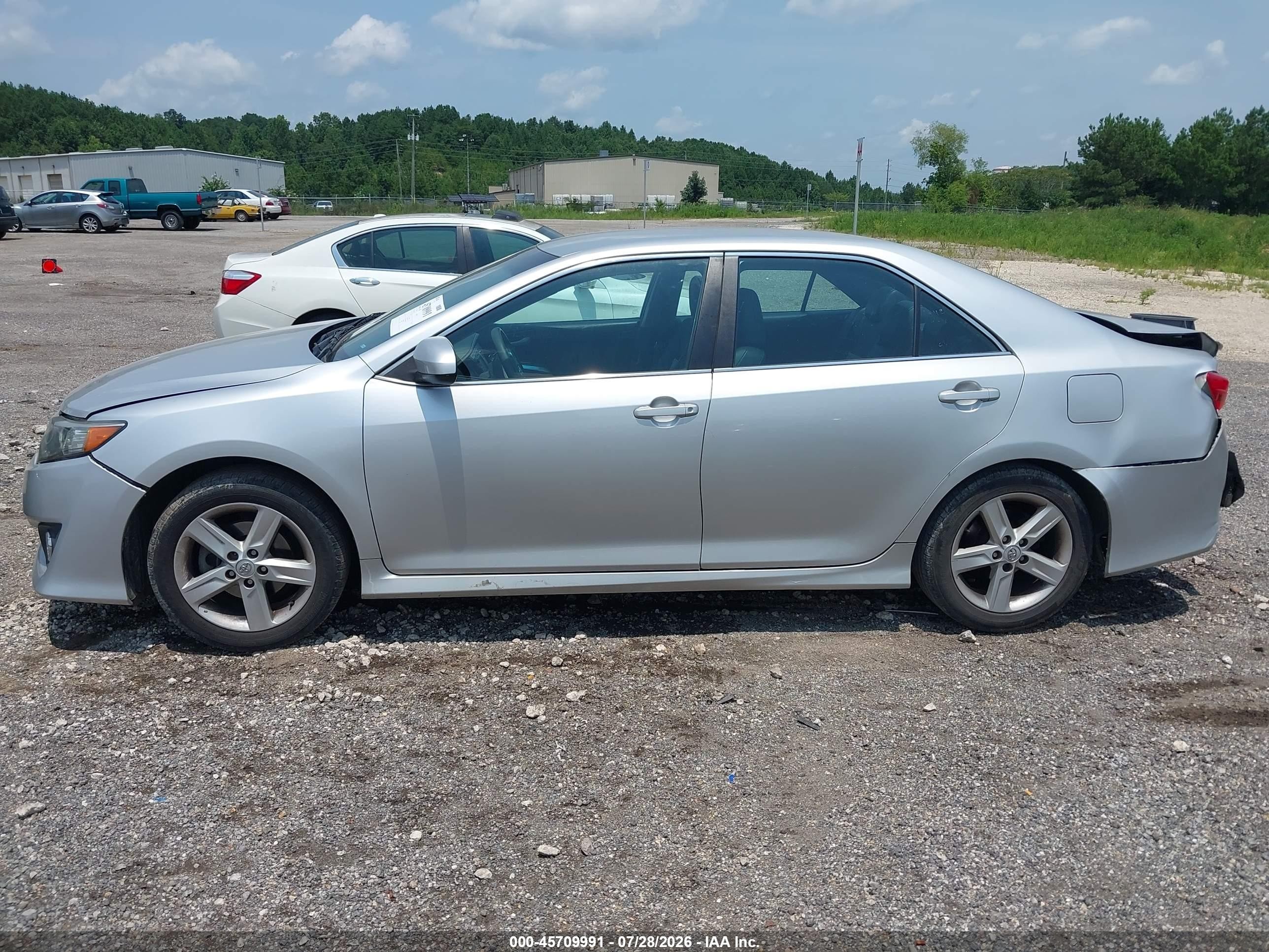 2014 Toyota Camry Se Silver vin: 4T1BF1FK0EU816997