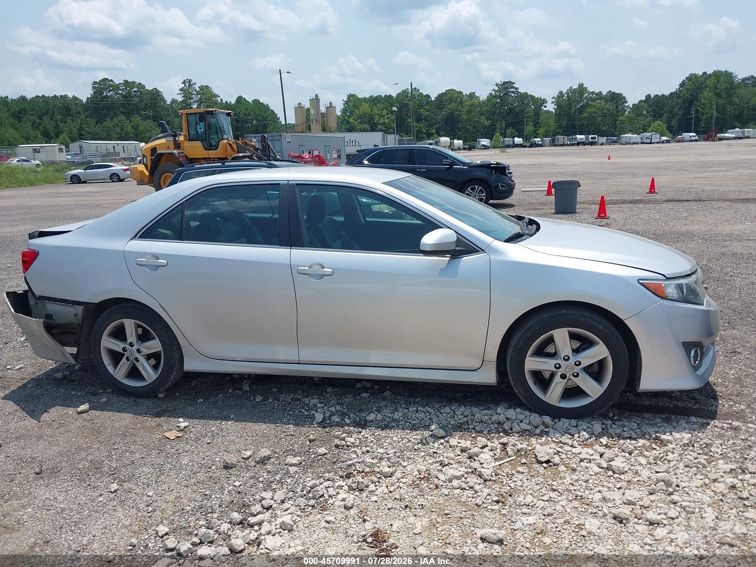 2014 Toyota Camry Se Silver vin: 4T1BF1FK0EU816997