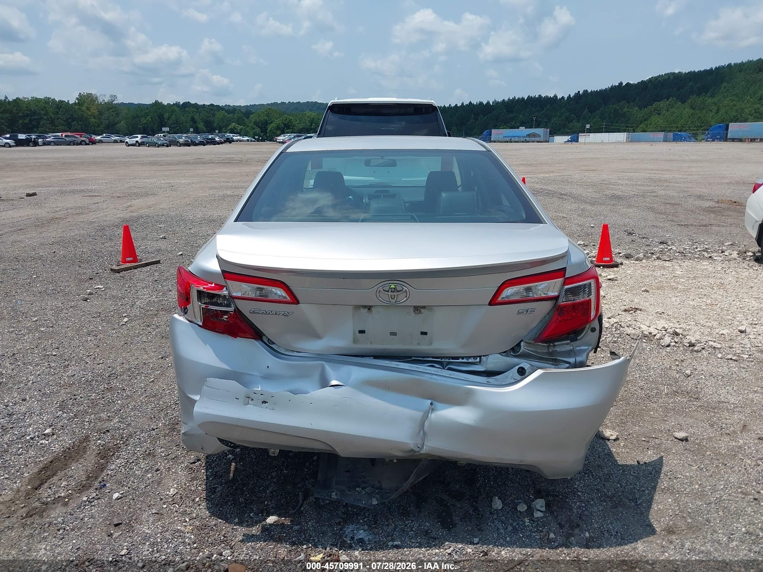 2014 Toyota Camry Se Silver vin: 4T1BF1FK0EU816997