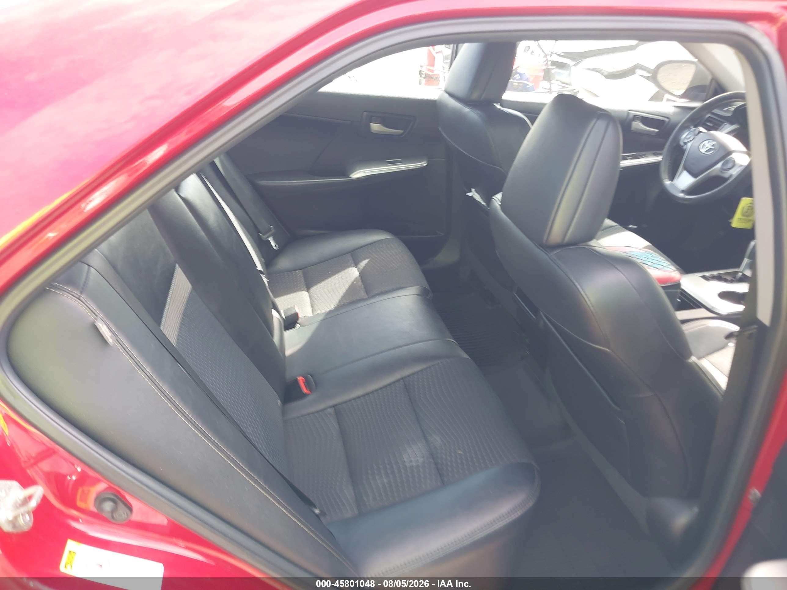 2014 Toyota Camry Se Красный vin: 4T1BF1FK0EU821780