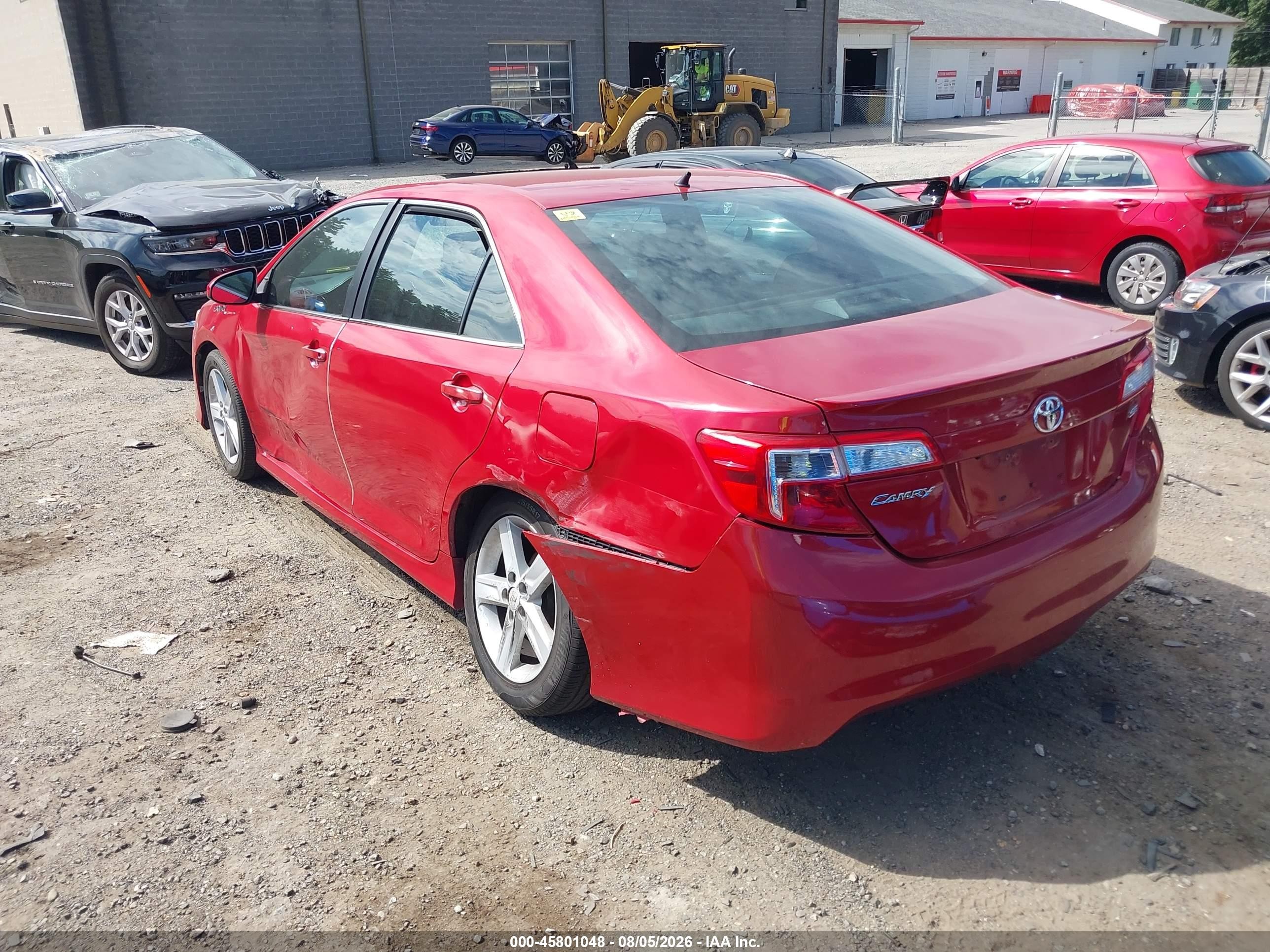 2014 Toyota Camry Se Красный vin: 4T1BF1FK0EU821780