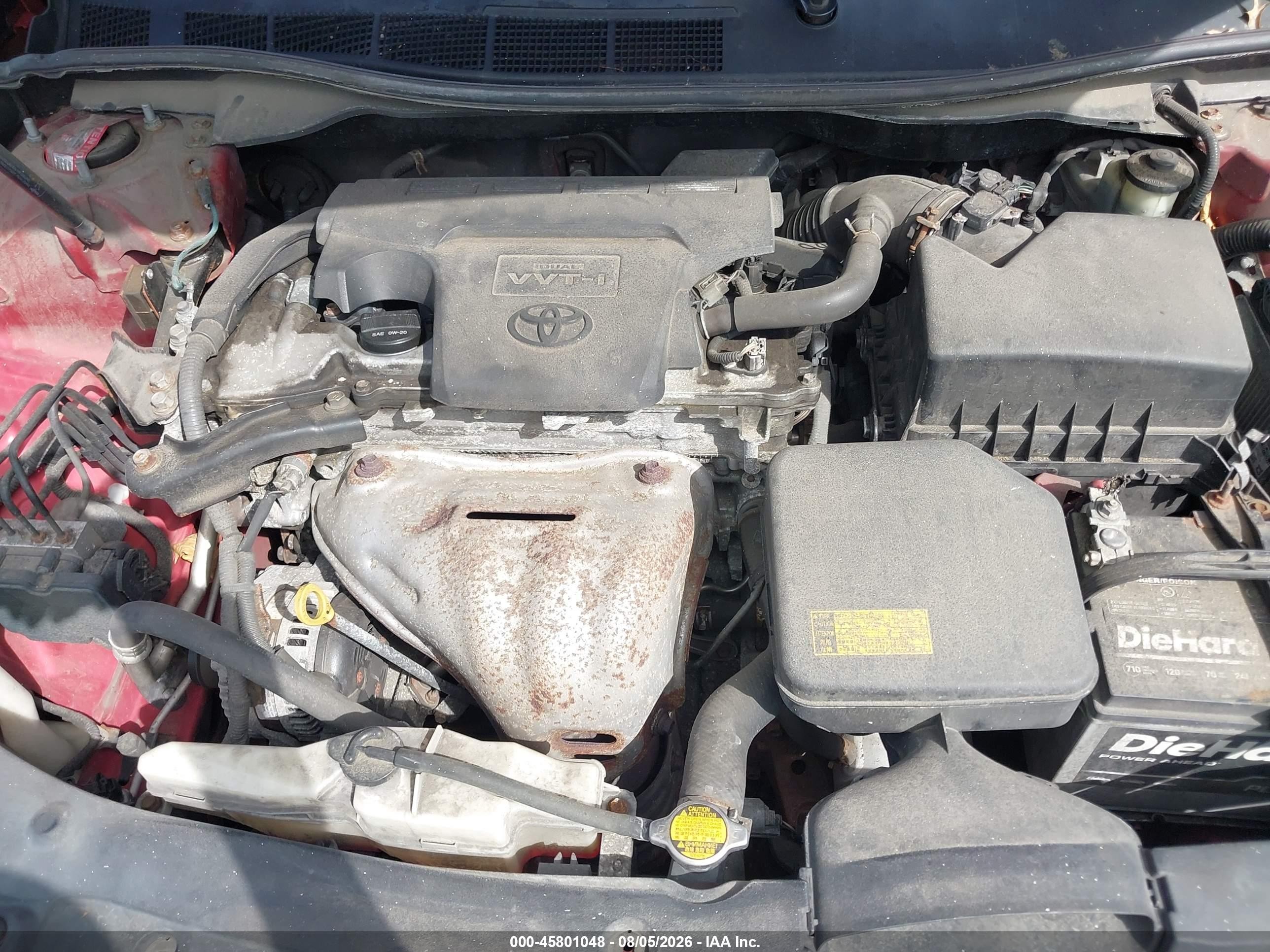 2014 Toyota Camry Se Красный vin: 4T1BF1FK0EU821780