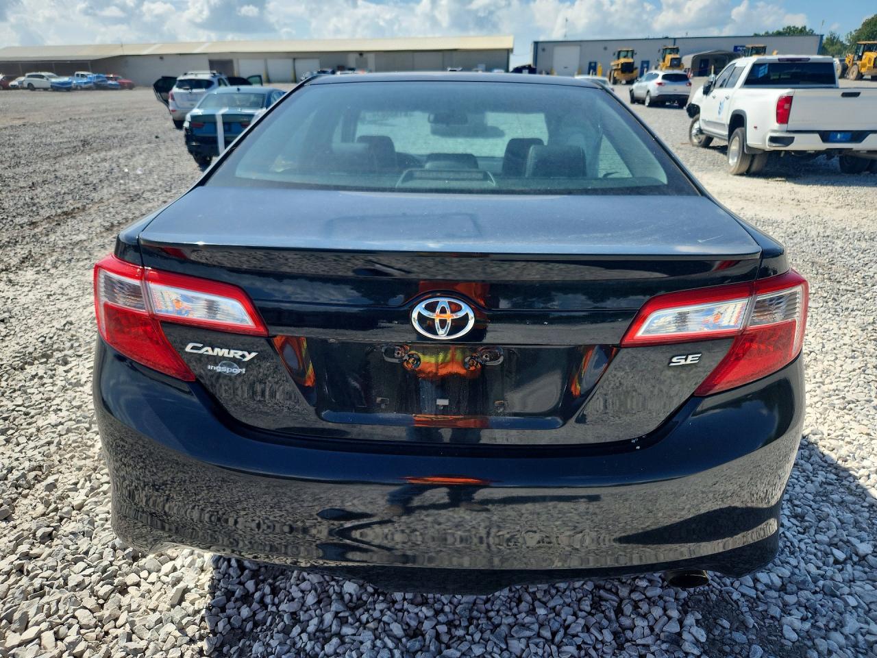 2014 Toyota Camry Se Black vin: 4T1BF1FK0EU826669