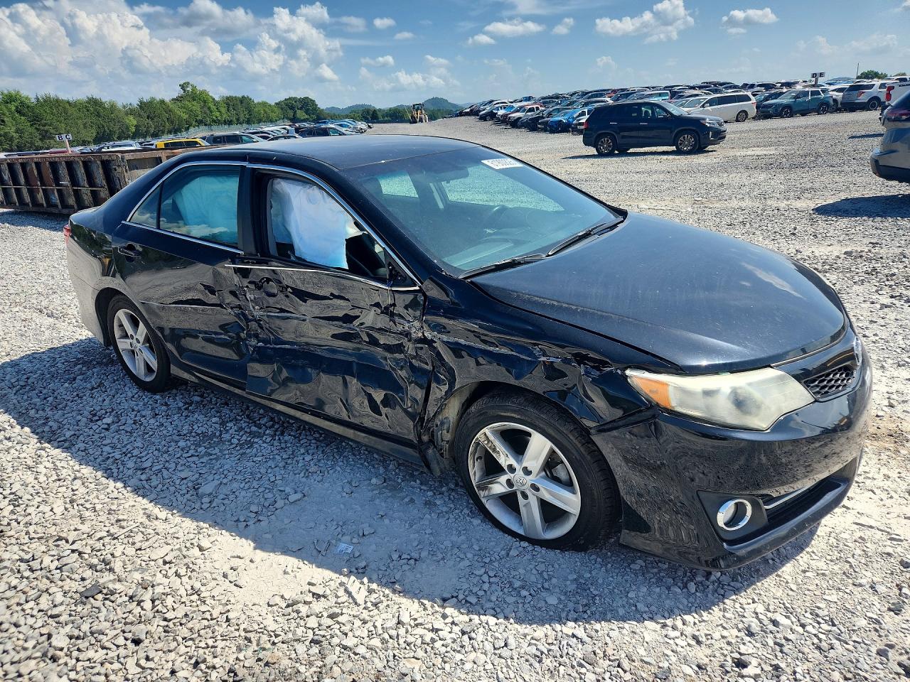 2014 Toyota Camry Se Black vin: 4T1BF1FK0EU826669