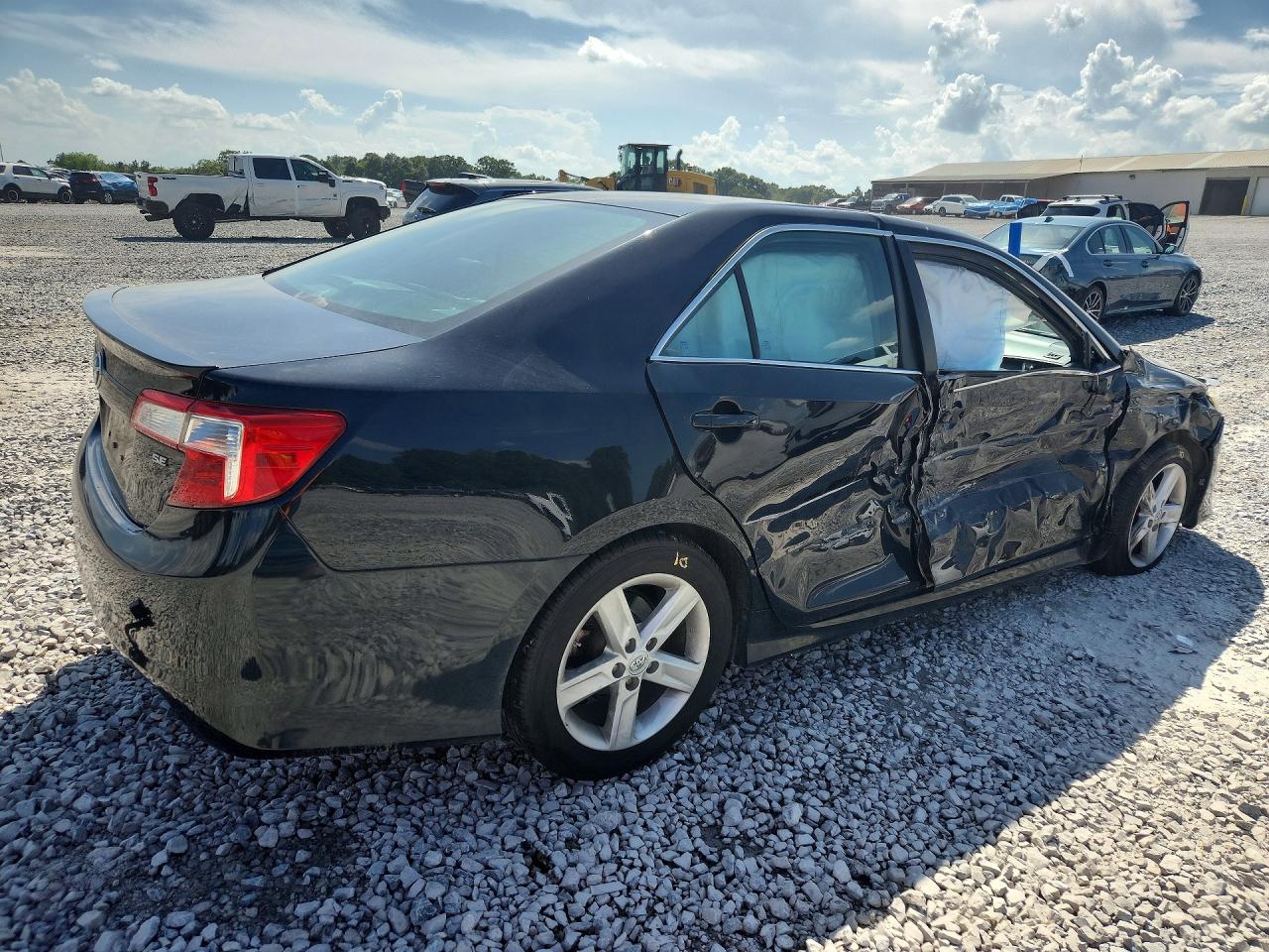 2014 Toyota Camry Se Black vin: 4T1BF1FK0EU826669