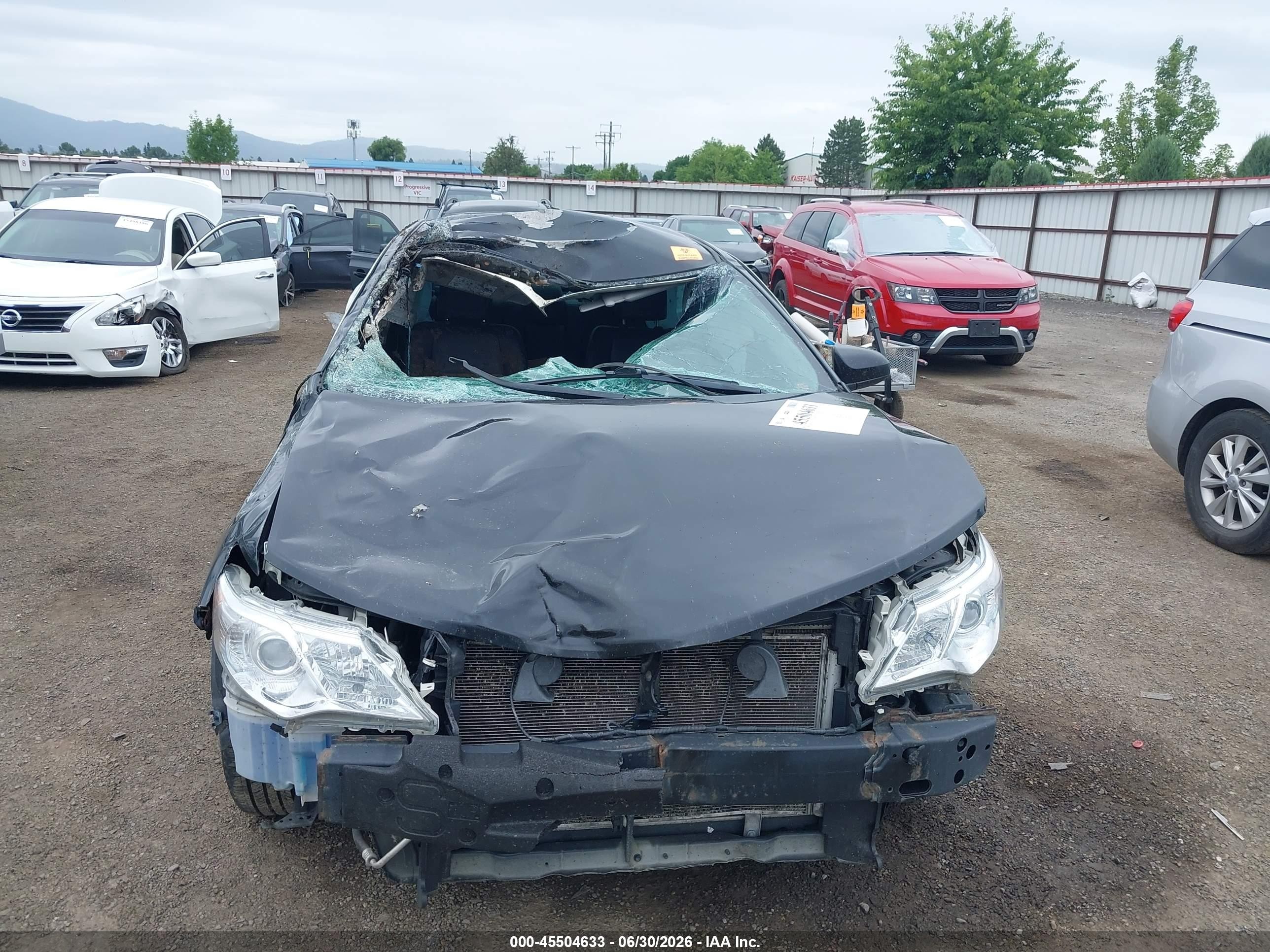2014 Toyota Camry Se Black vin: 4T1BF1FK0EU832889