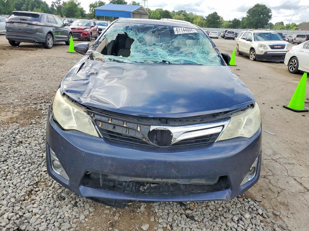 2014 Toyota Camry Xle Blue vin: 4T1BF1FK0EU837364