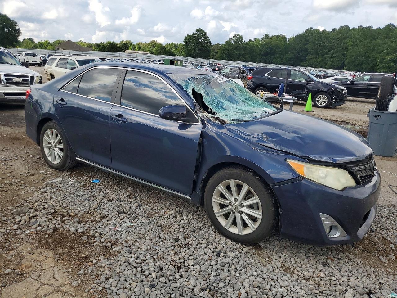 2014 Toyota Camry Xle Blue vin: 4T1BF1FK0EU837364