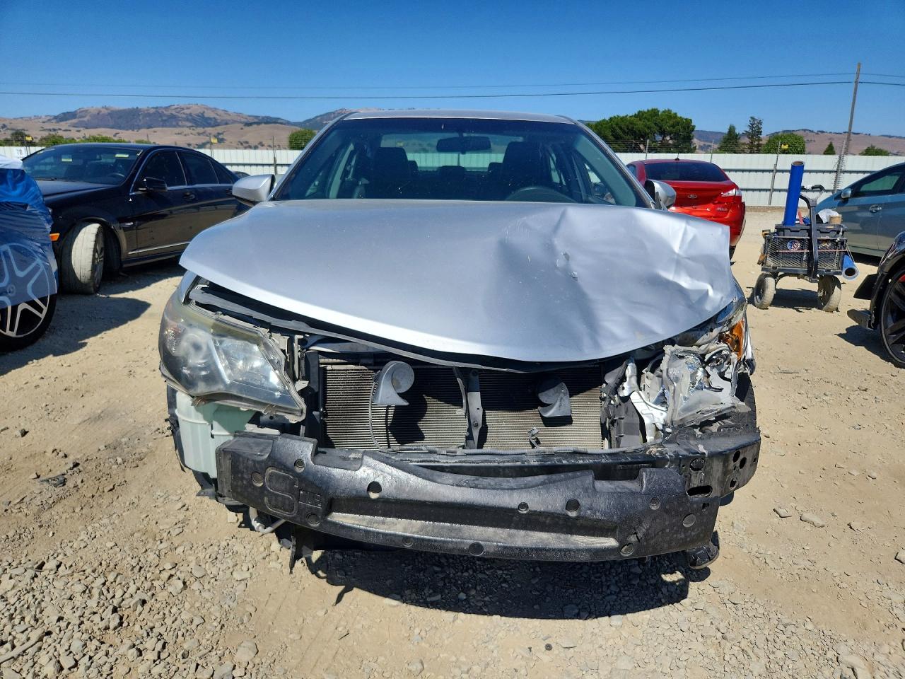 2014 Toyota Camry Se Silver vin: 4T1BF1FK0EU843116