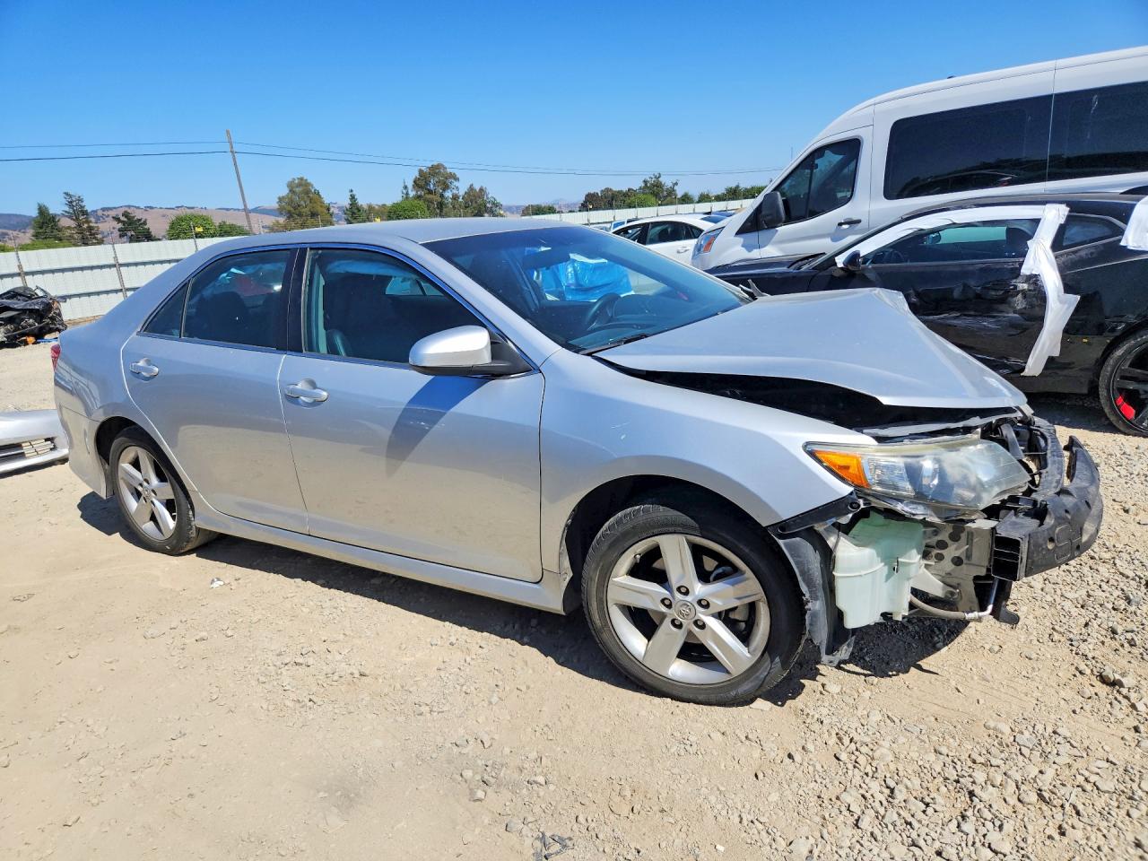 2014 Toyota Camry Se Silver vin: 4T1BF1FK0EU843116