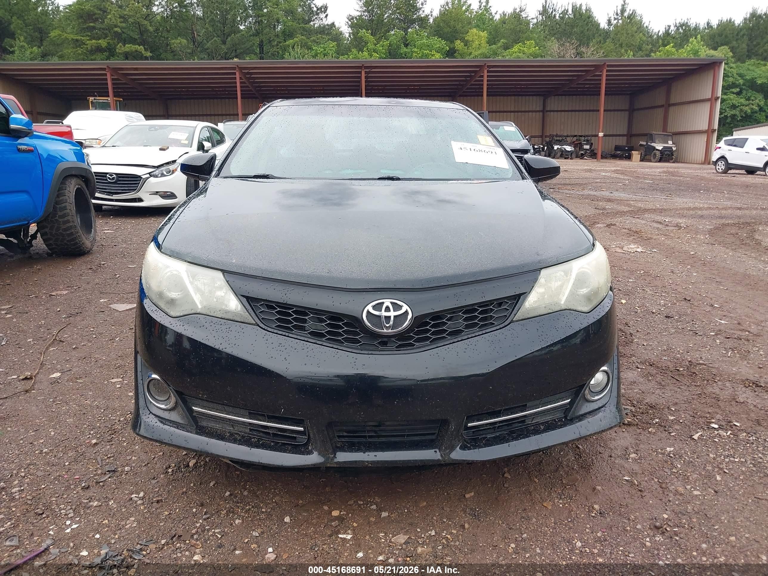 2014 Toyota Camry Se Sport Black vin: 4T1BF1FK0EU845058