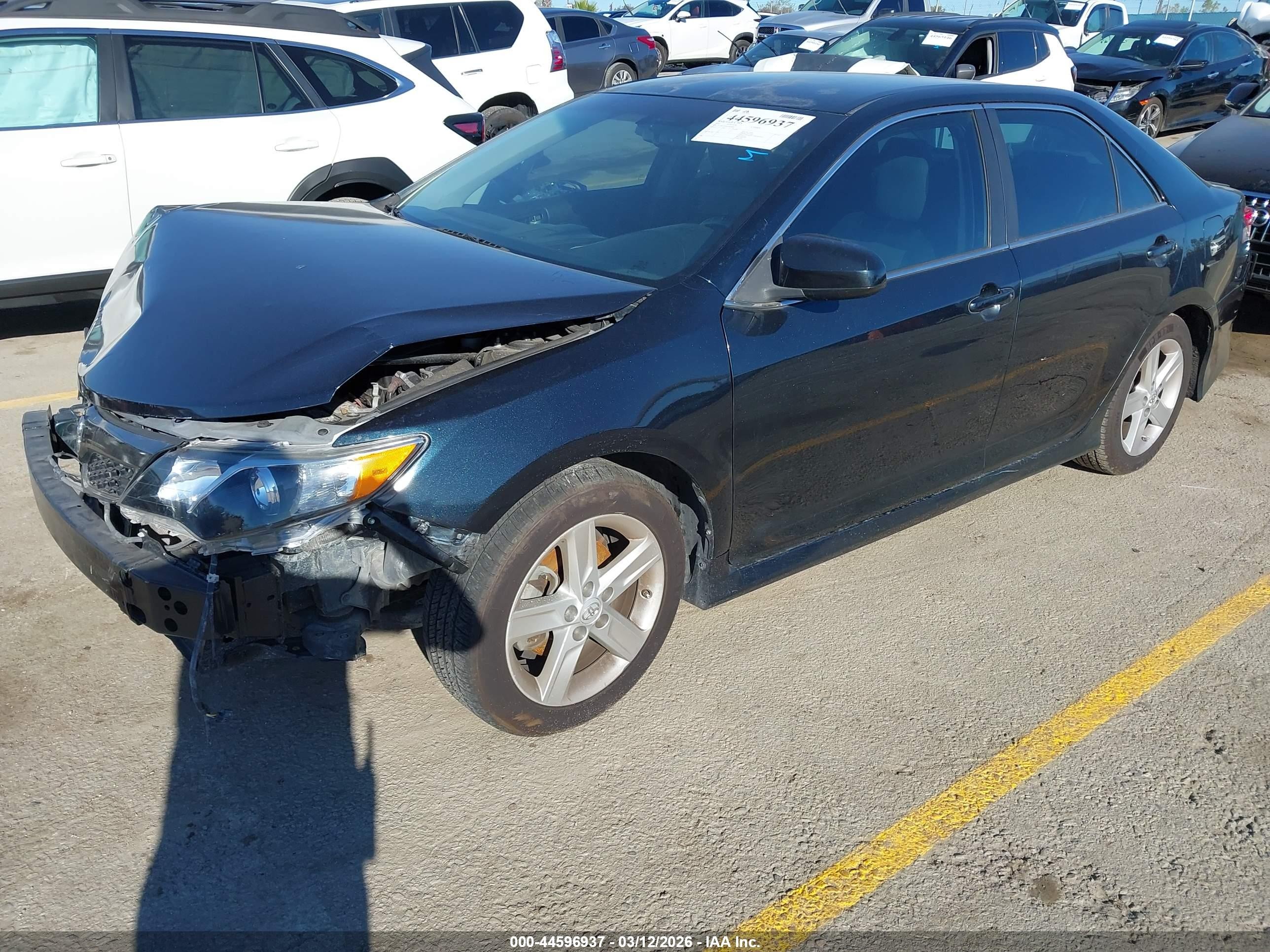 2014 Toyota Camry Se Черный vin: 4T1BF1FK0EU855850