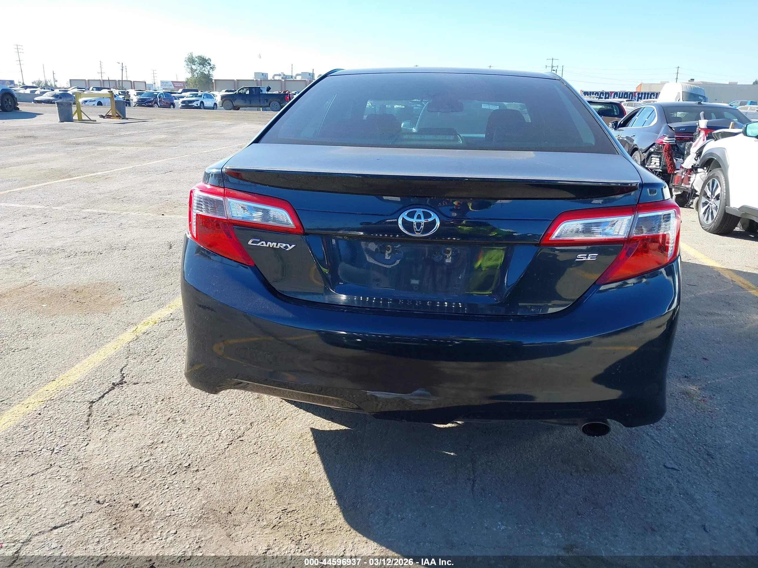 2014 Toyota Camry Se Черный vin: 4T1BF1FK0EU855850
