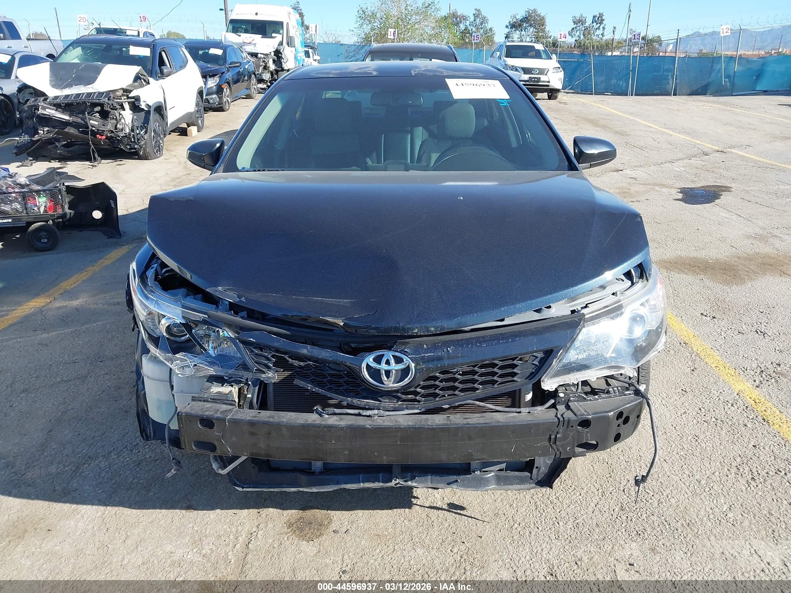 2014 Toyota Camry Se Черный vin: 4T1BF1FK0EU855850