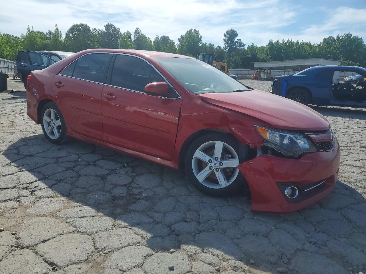 2014 Toyota Camry Se Red vin: 4T1BF1FK0EU867688