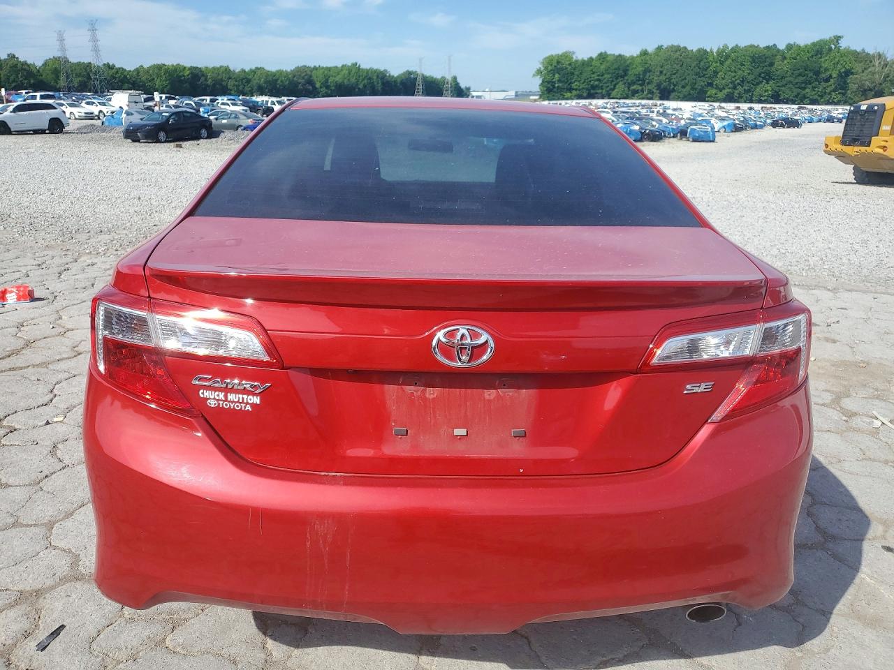 2014 Toyota Camry Se Red vin: 4T1BF1FK0EU867688