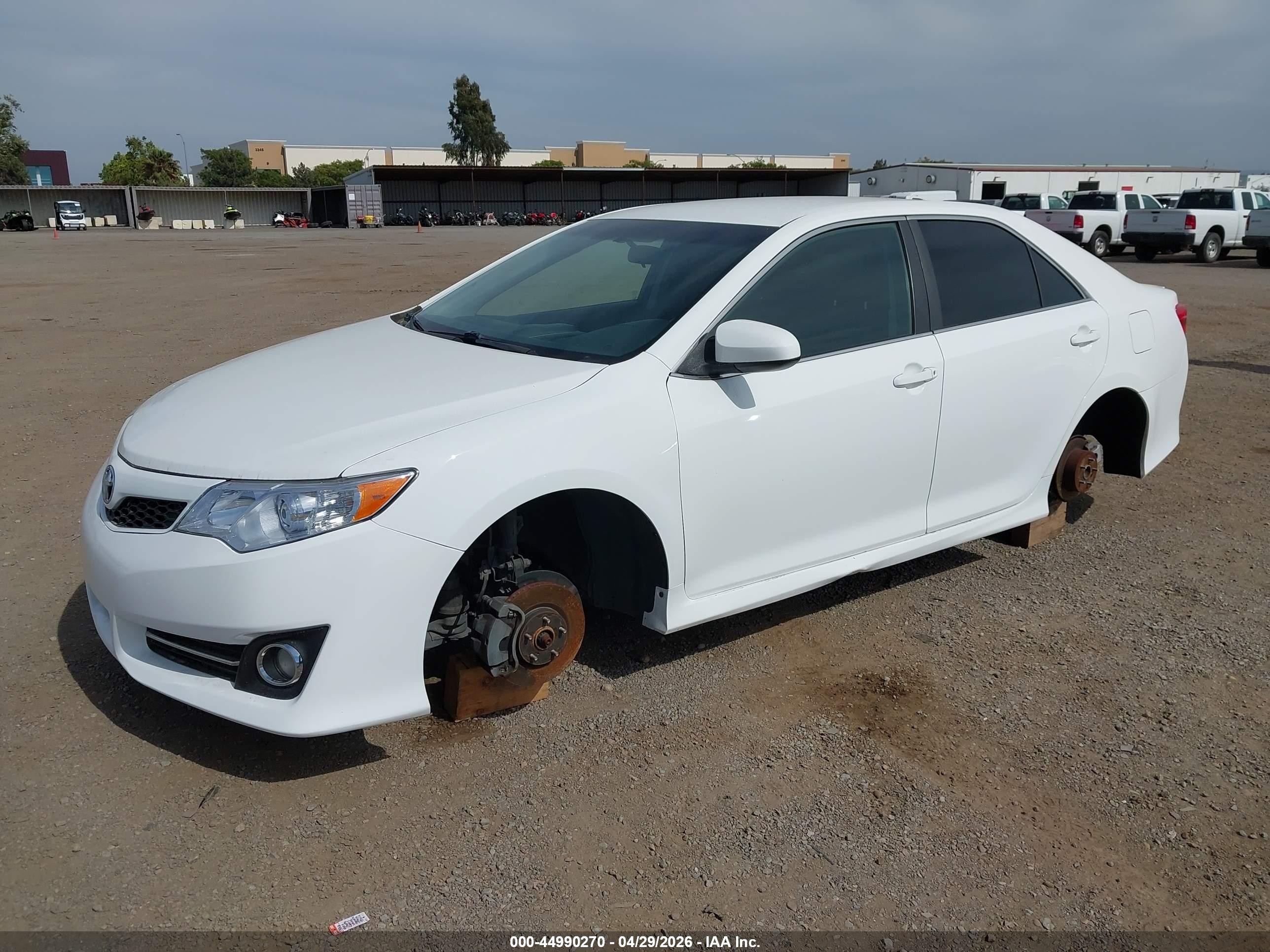 2014 Toyota Camry Se White vin: 4T1BF1FK0EU869005