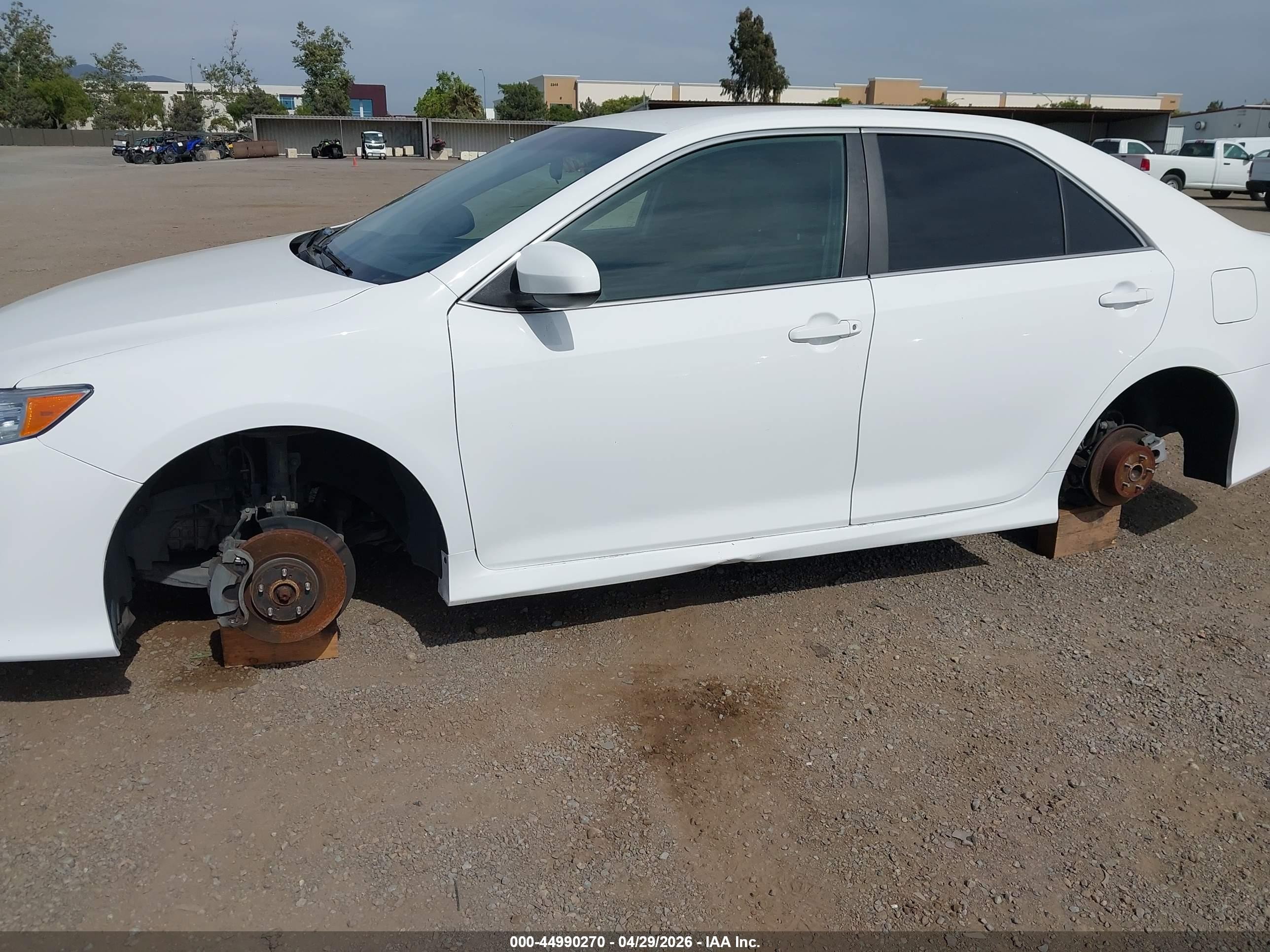 2014 Toyota Camry Se White vin: 4T1BF1FK0EU869005