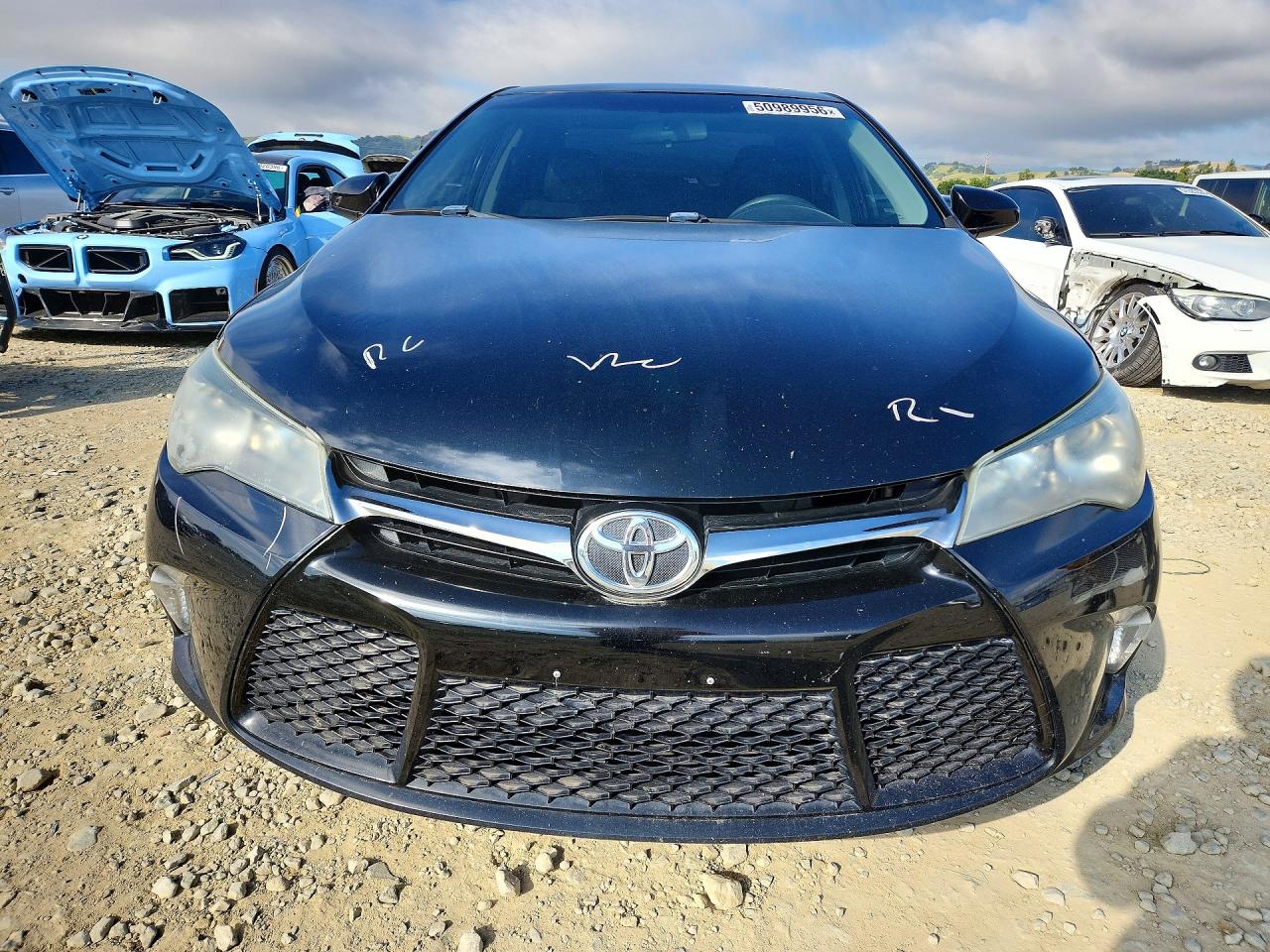 2015 Toyota Camry Se Черный vin: 4T1BF1FK0FU004214