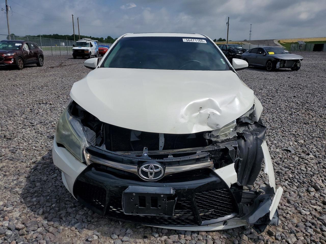 2015 Toyota Camry Se White vin: 4T1BF1FK0FU010806