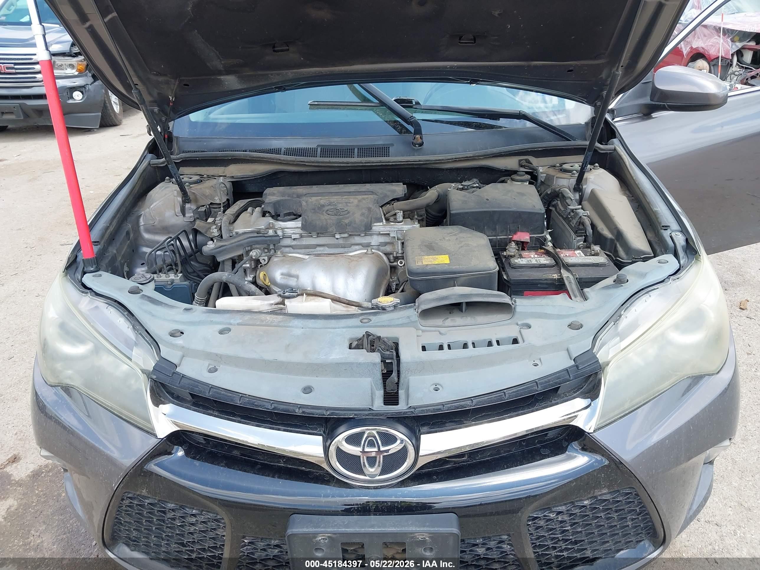 2015 Toyota Camry Se Gray vin: 4T1BF1FK0FU015410