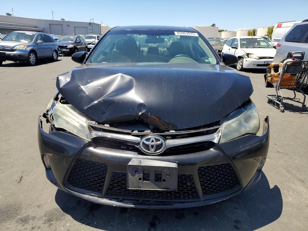 2015 Toyota Camry Se Black vin: 4T1BF1FK0FU016248