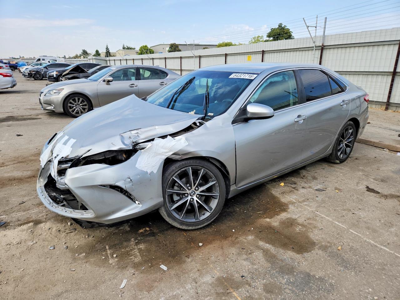 2015 Toyota Camry Xse Silver vin: 4T1BF1FK0FU028920