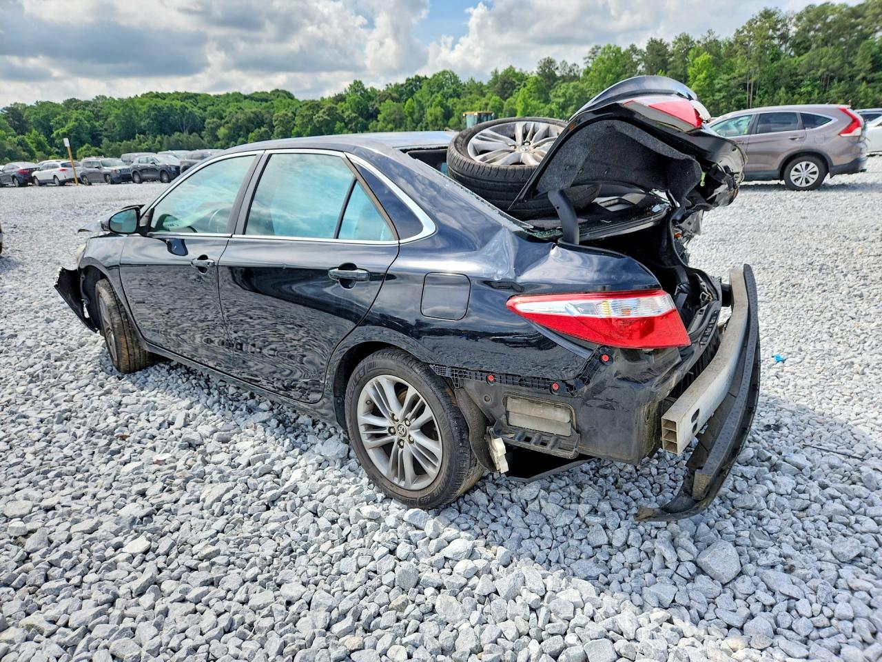 2015 Toyota Camry Se Black vin: 4T1BF1FK0FU030148