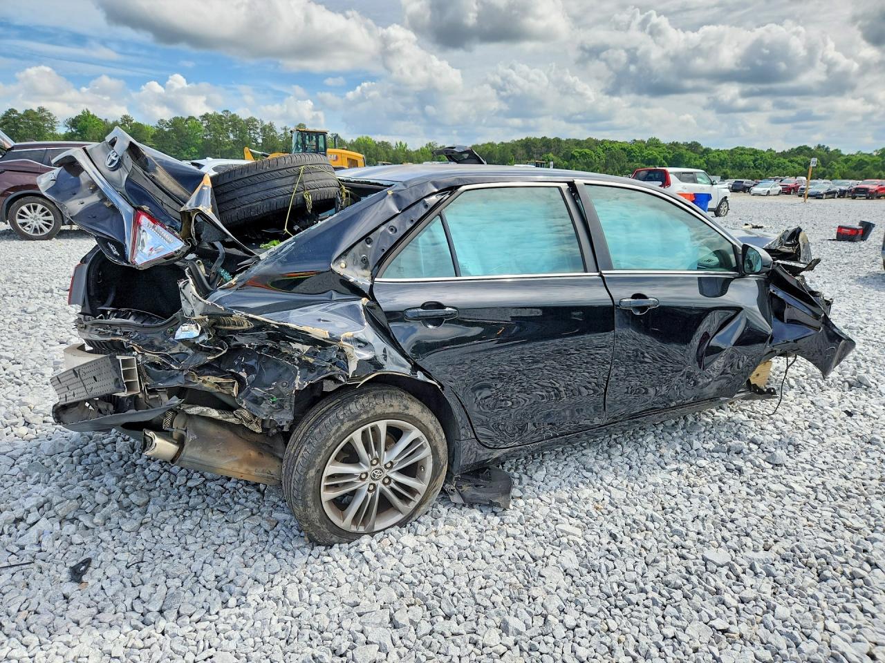 2015 Toyota Camry Se Black vin: 4T1BF1FK0FU030148