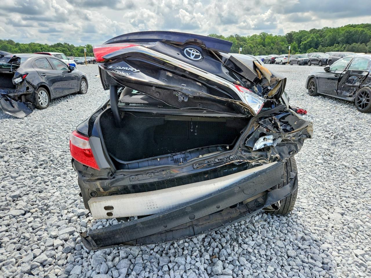 2015 Toyota Camry Se Black vin: 4T1BF1FK0FU030148