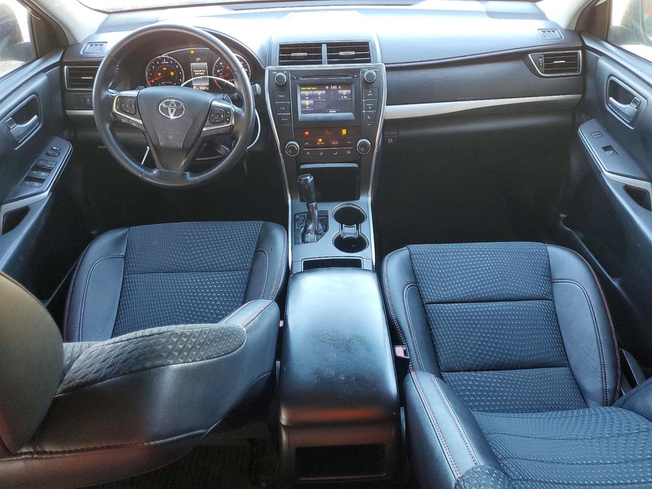 2015 Toyota Camry Se White vin: 4T1BF1FK0FU042784