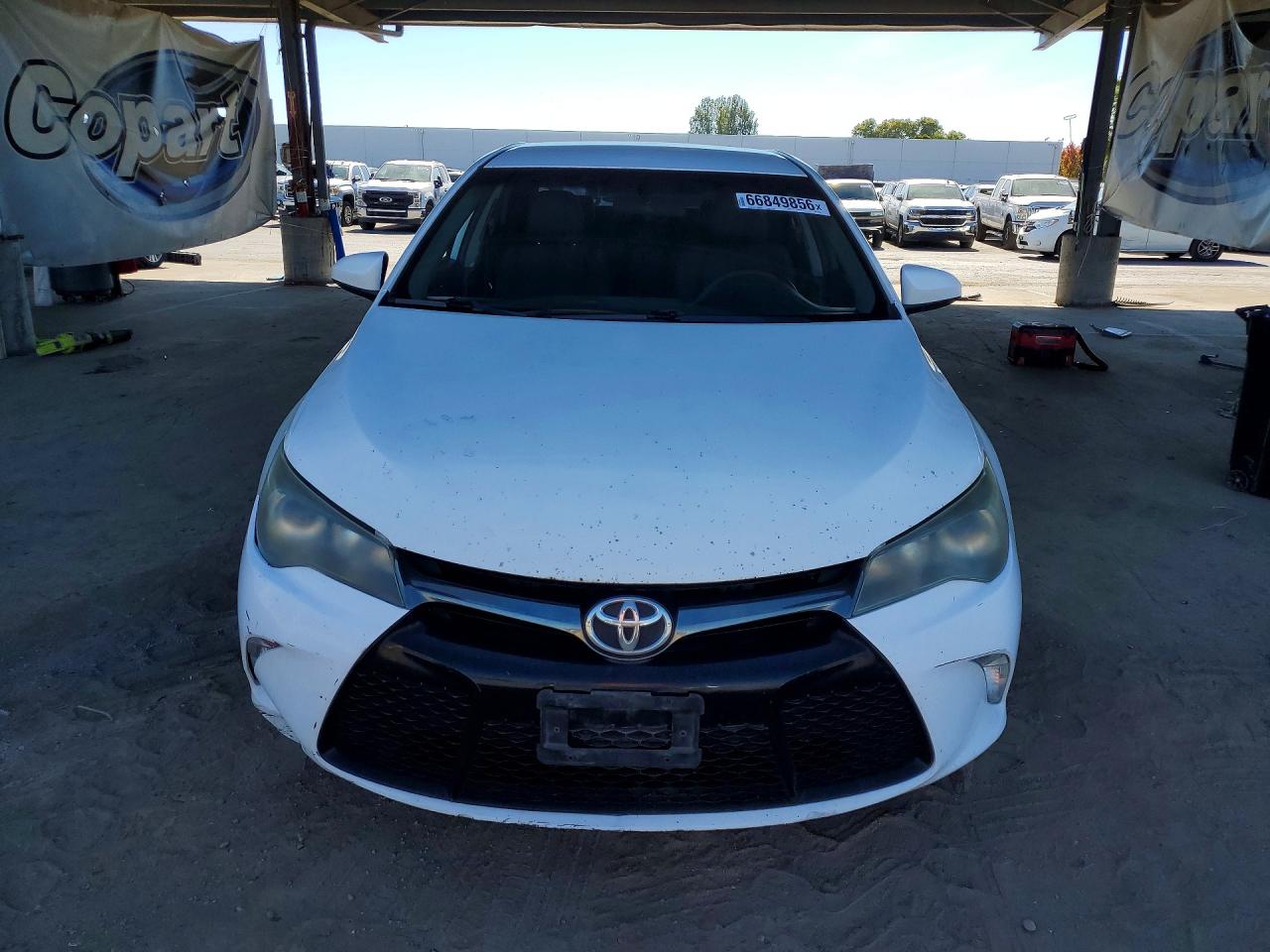 2015 Toyota Camry Se White vin: 4T1BF1FK0FU042784