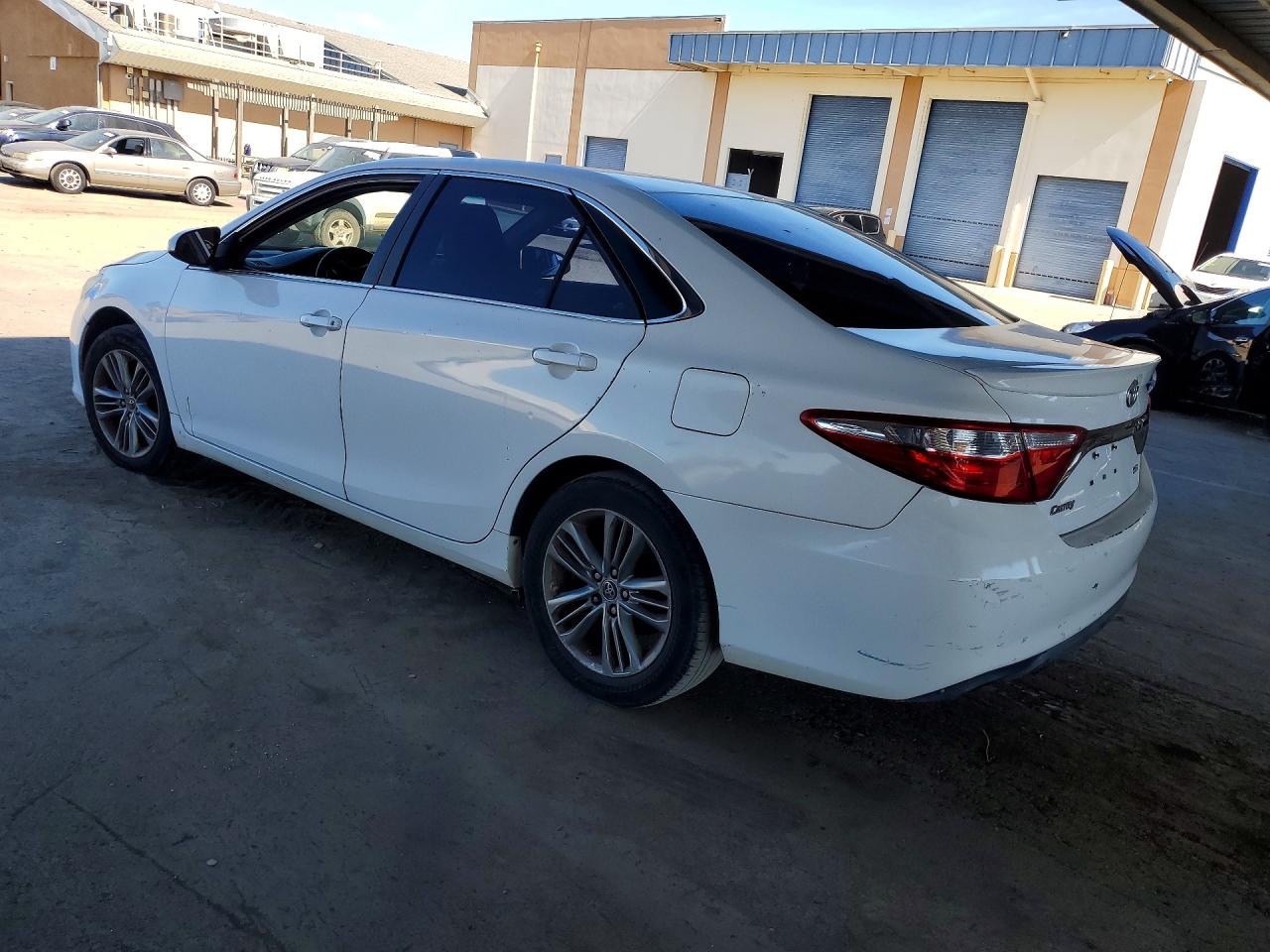 2015 Toyota Camry Se White vin: 4T1BF1FK0FU042784