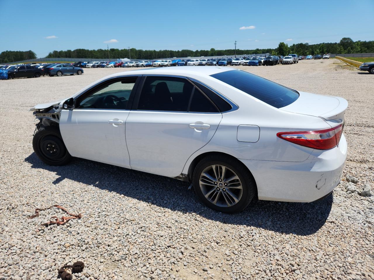 2015 Toyota Camry Se White vin: 4T1BF1FK0FU053719