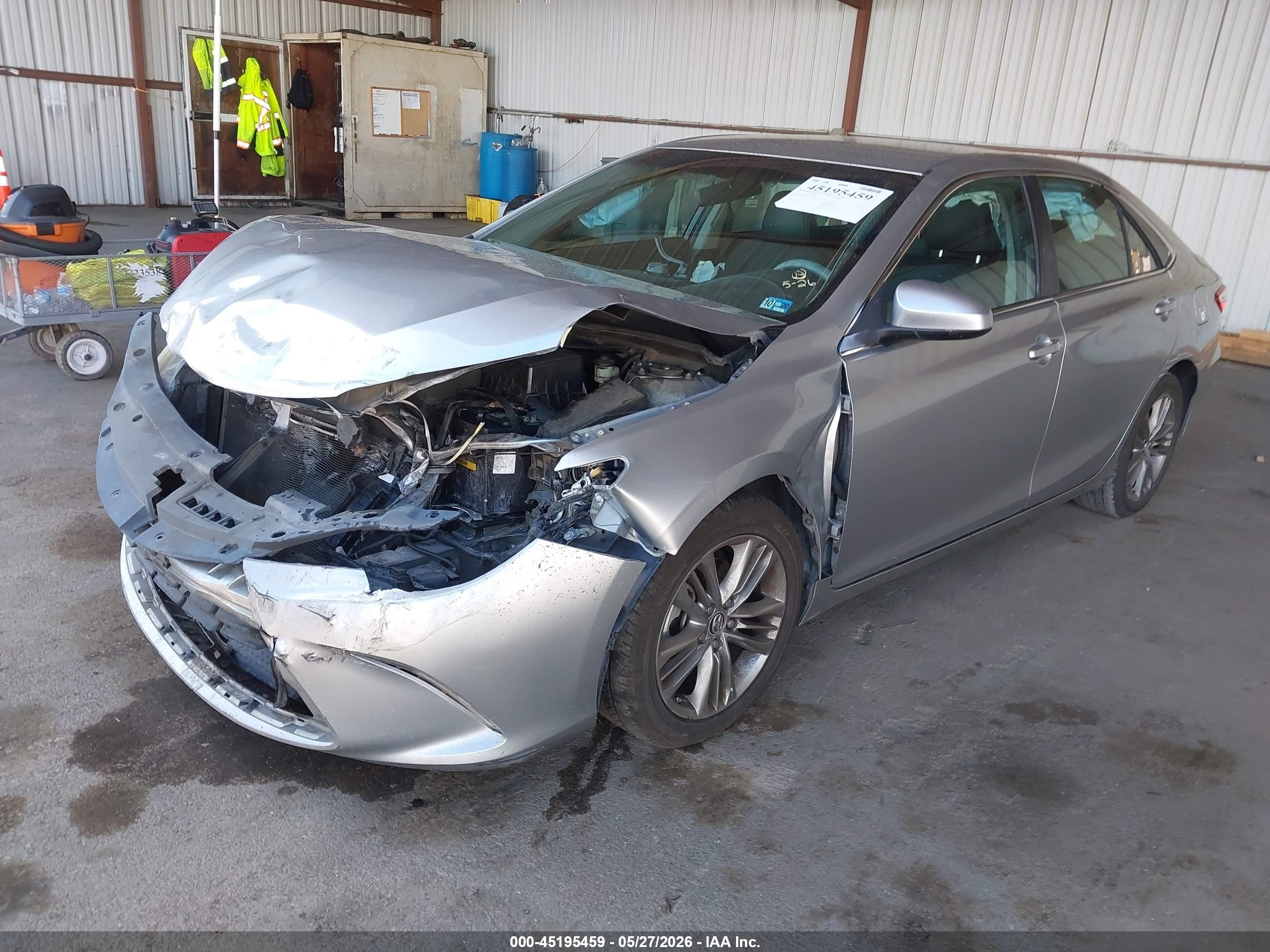 2015 Toyota Camry Se Silver vin: 4T1BF1FK0FU061318