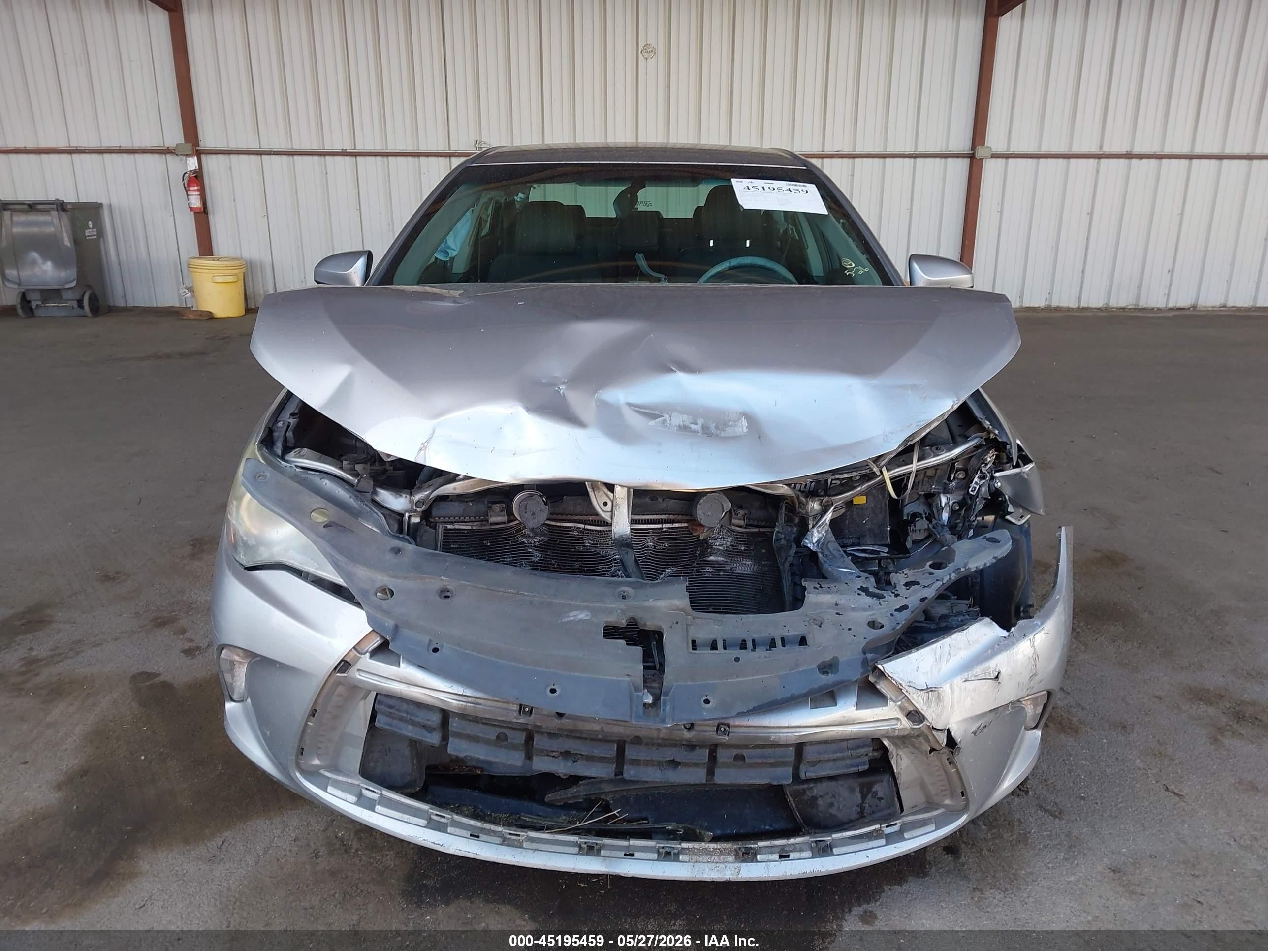 2015 Toyota Camry Se Silver vin: 4T1BF1FK0FU061318